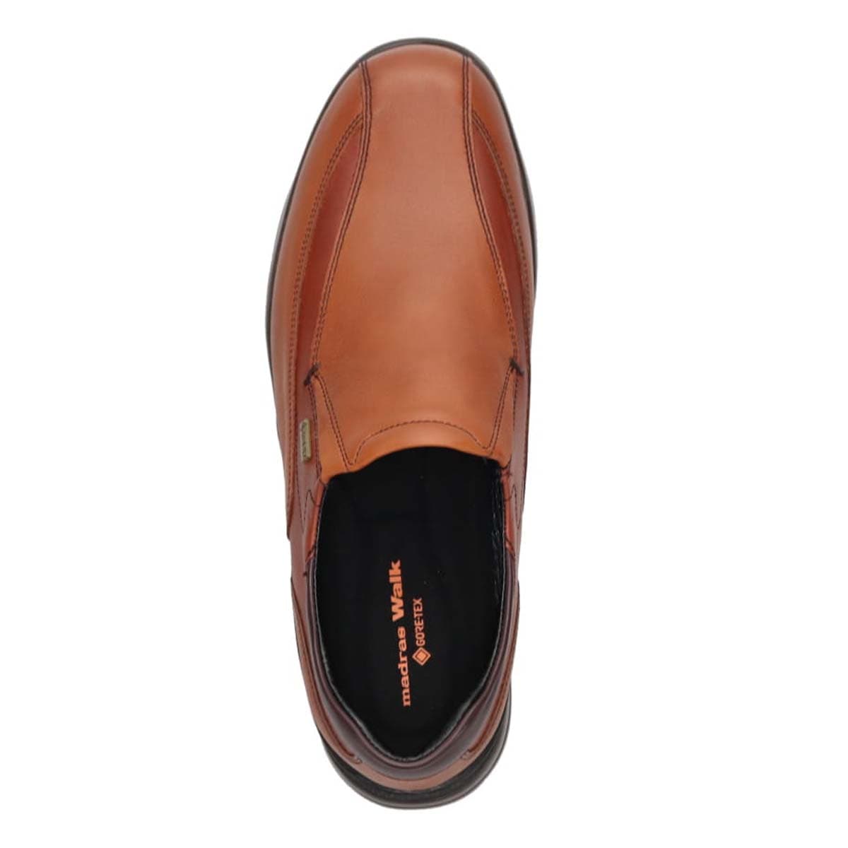 【GORE-TEX】マドラスウォーク madrasWalk　全天候快適　スリッポンタウンカジュアルシューズ　MW7401 L-BROWN/BROWN 25.0