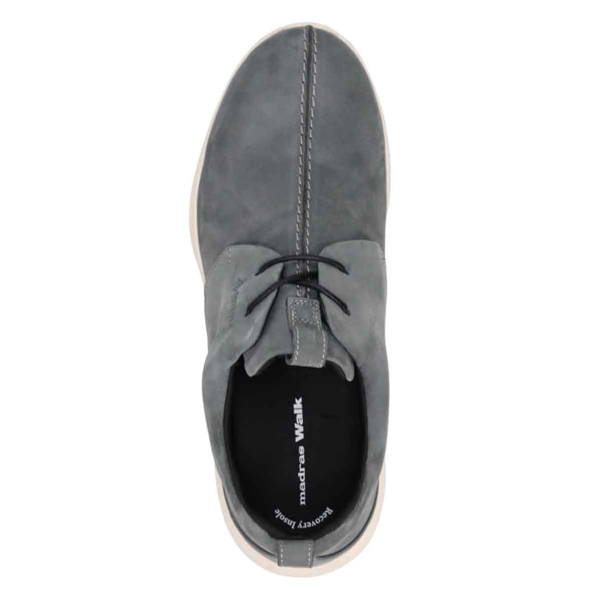 【GORE-TEX】マドラスウォーク madras Walk 「Recovery Shiatsu Insole」搭載で指圧効果により血行をよくする。　全天候快適な ゴアテックスレザースニーカー　MW7601R GRAY-NUBUK 25.0