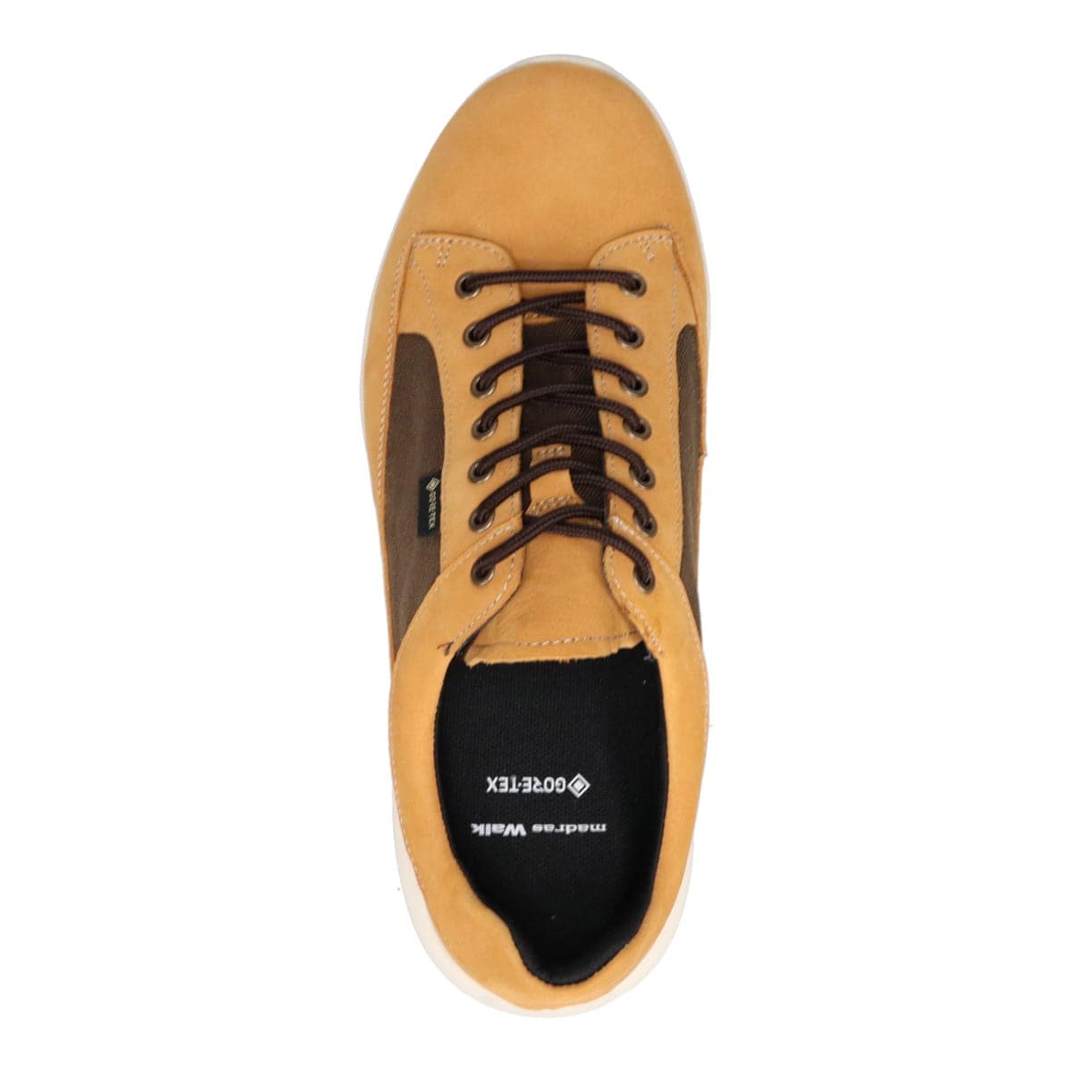 【GORE-TEX】マドラスウォーク madrasWalk　全天候快適なレザースニーカー　MW7602 YELLOW/C 25.0