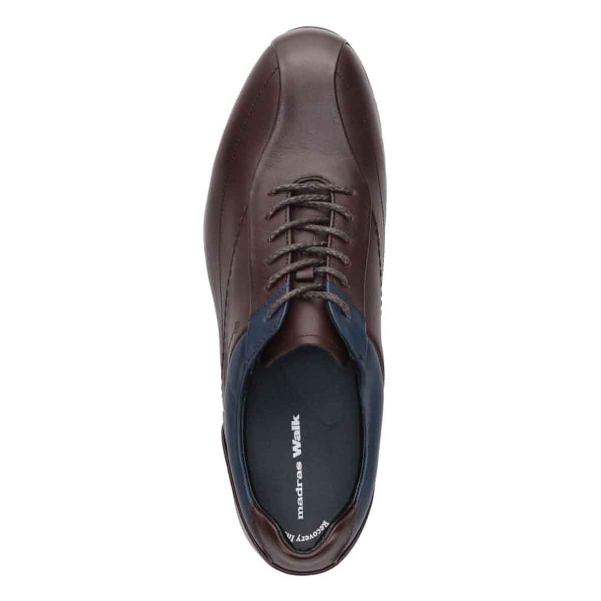 【保留】【GORE-TEX】madras Walk 「Recovery Shiatsu Insole」搭載　指圧効果により血行をよくする。　全天候快適　カジュアルシューズ　MW7700AR D-BROWN/NAVY 25.0