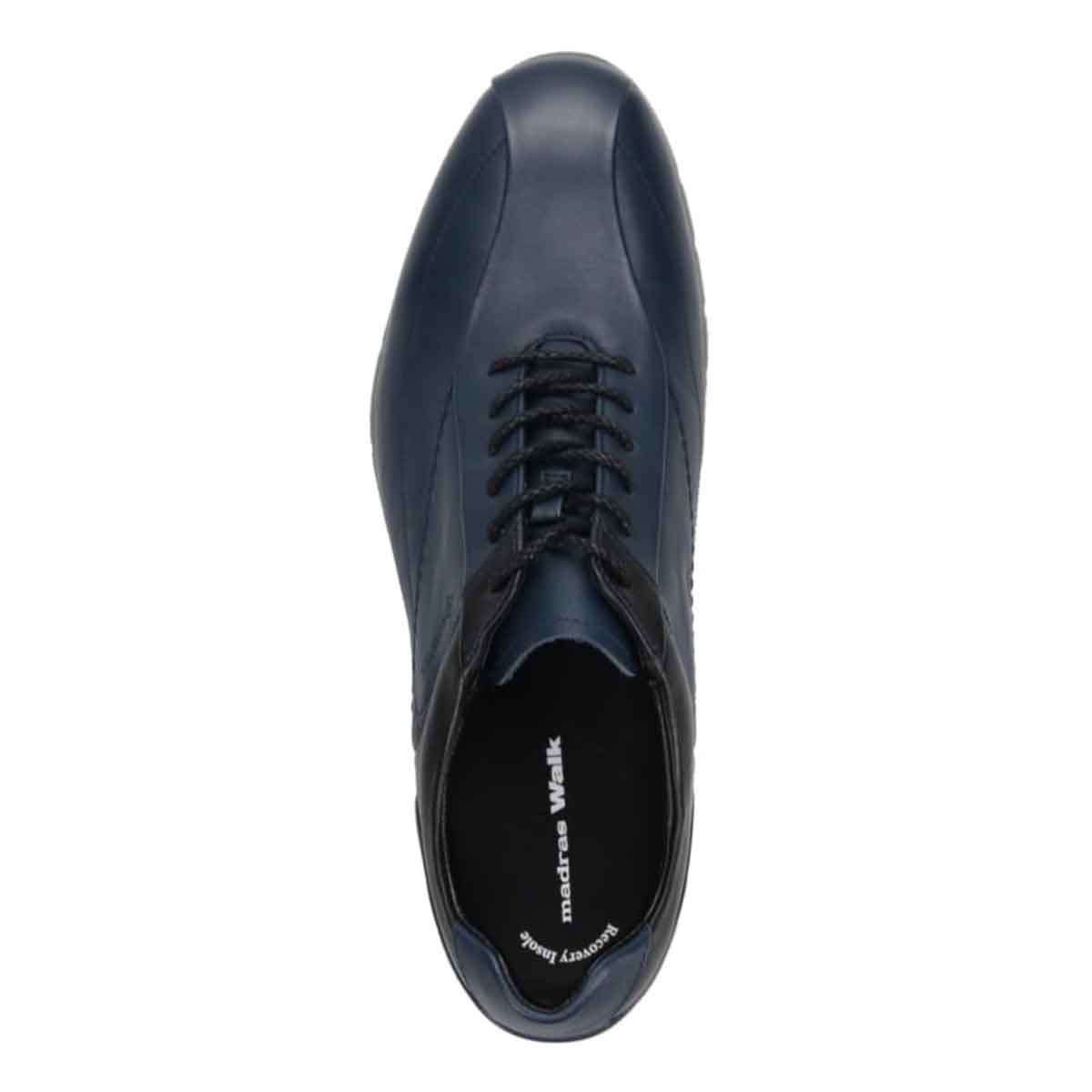 【GORE-TEX】マドラスウォーク madras Walk 「Recovery Shiatsu Insole」搭載で指圧効果により血行をよくする。　全天候快適　カジュアルシューズ　MW7700R NAVY/BLACK 25.0