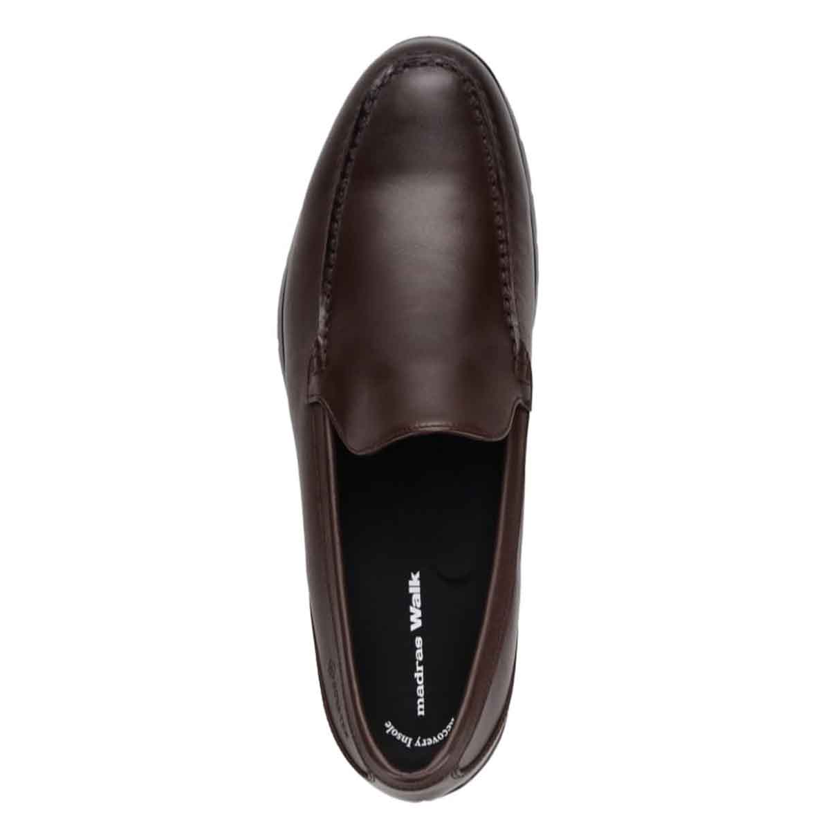 【GORE-TEX】マドラスウォーク madras Walk 「Recovery Shiatsu Insole」搭載で指圧効果により血行をよくする。 全天候快適 ゴアテックス スリッポンドレスシューズ　MW7703R D-BROWN 25.0