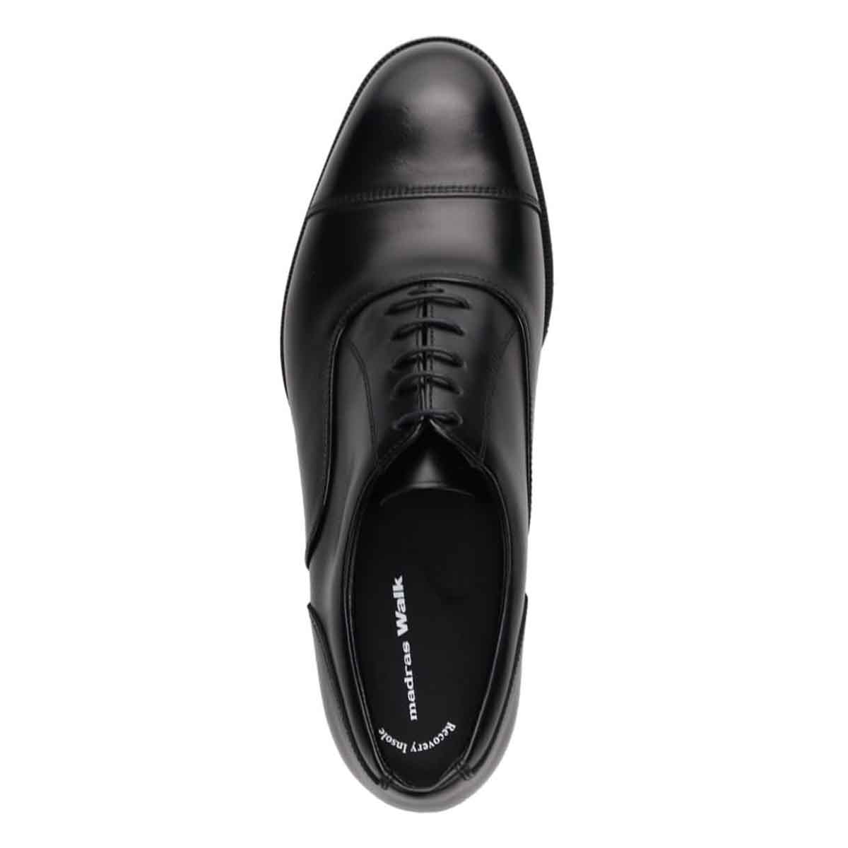 【GORE-TEX】マドラスウォーク madras Walk 「Recovery Shiatsu Insole」搭載で指圧効果により血行を115％促進。 ゴアテックス内羽根ストレートチップ ビジネスシューズ MW7820R BLACK 25.0