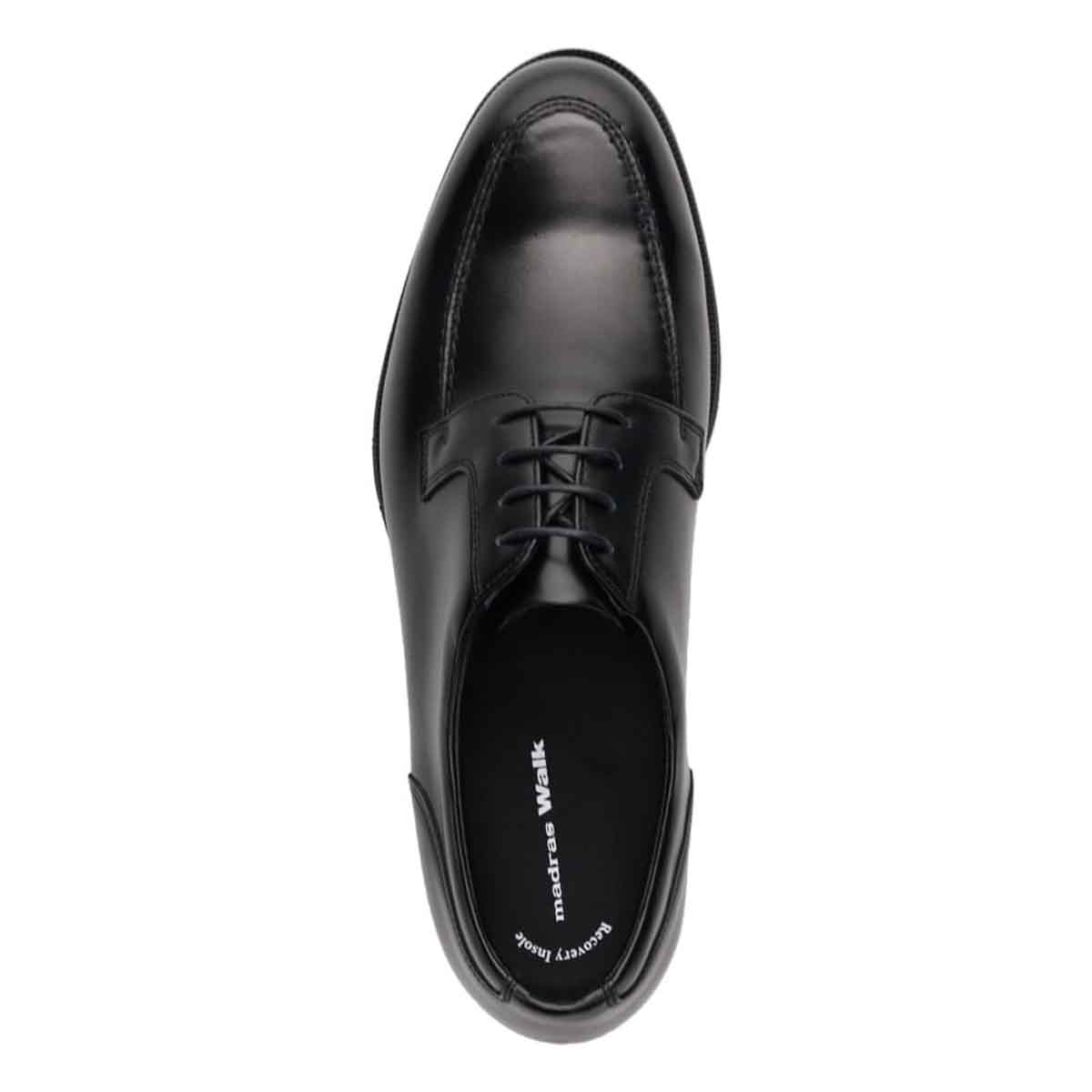 【GORE-TEX】マドラスウォーク madras Walk 「Recovery Shiatsu Insole」搭載で指圧効果により血行を115％促進。 ゴアテックス 外羽根Uチップモカビジネスシューズ MW7821R BLACK 25.0