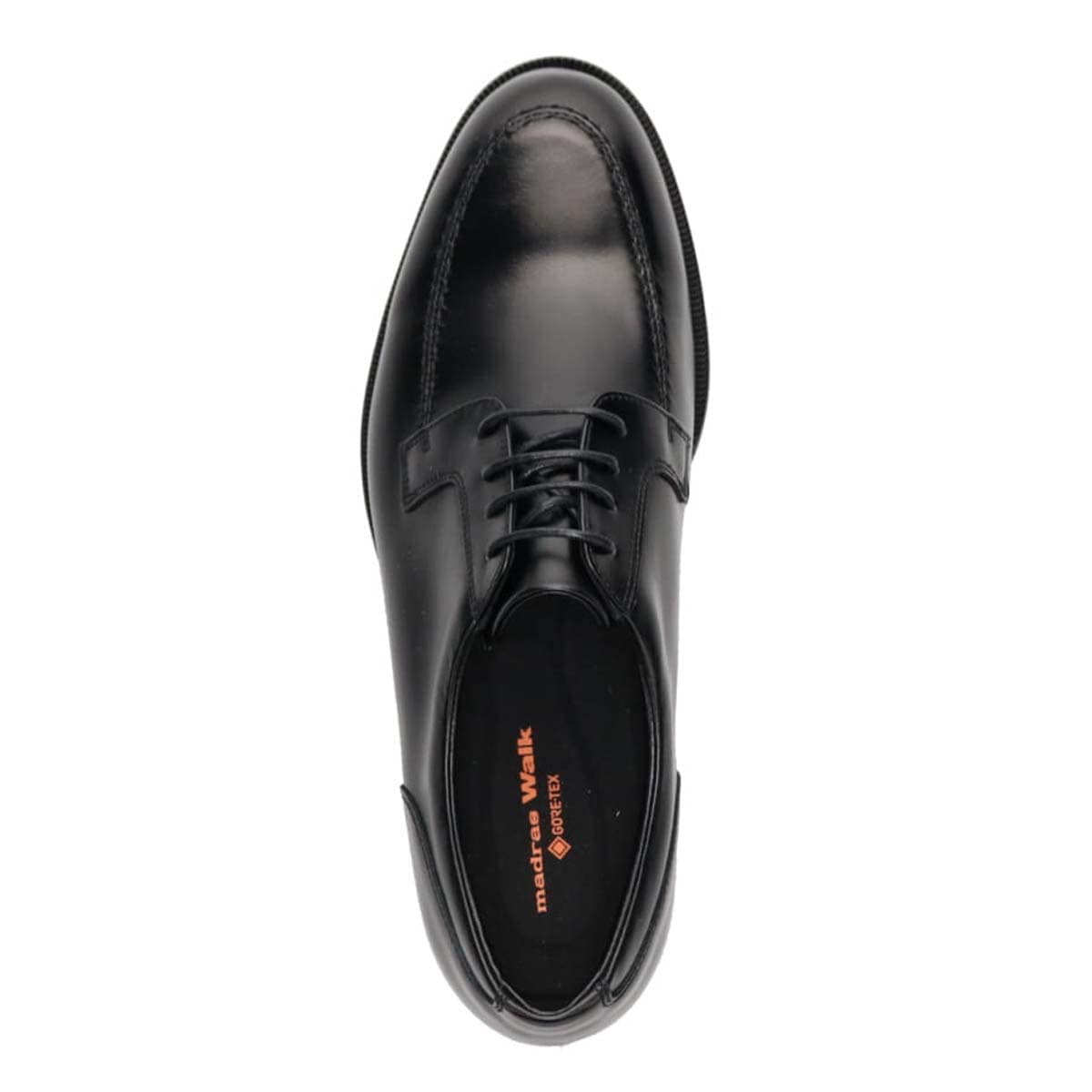 【GORE-TEX】マドラスウォーク madras Walk ゴアテックス 外羽根Uチップモカビジネスシューズ MW7821 BLACK 25.0