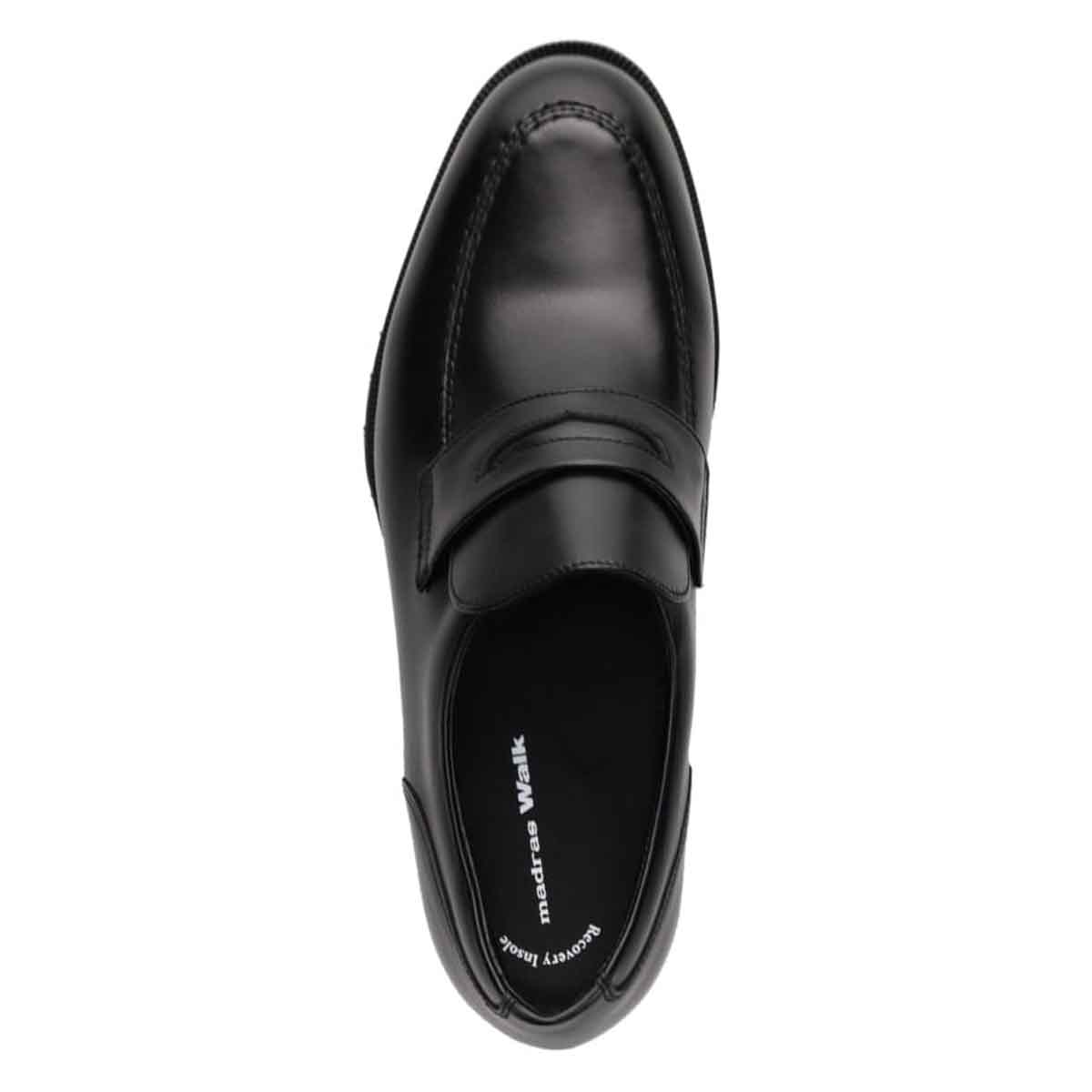 【GORE-TEX】マドラスウォーク madras Walk 「Recovery Shiatsu Insole」搭載で指圧効果により血行を115％促進。 ゴアテックス スリッポンローファー MW7824R BLACK 25.0