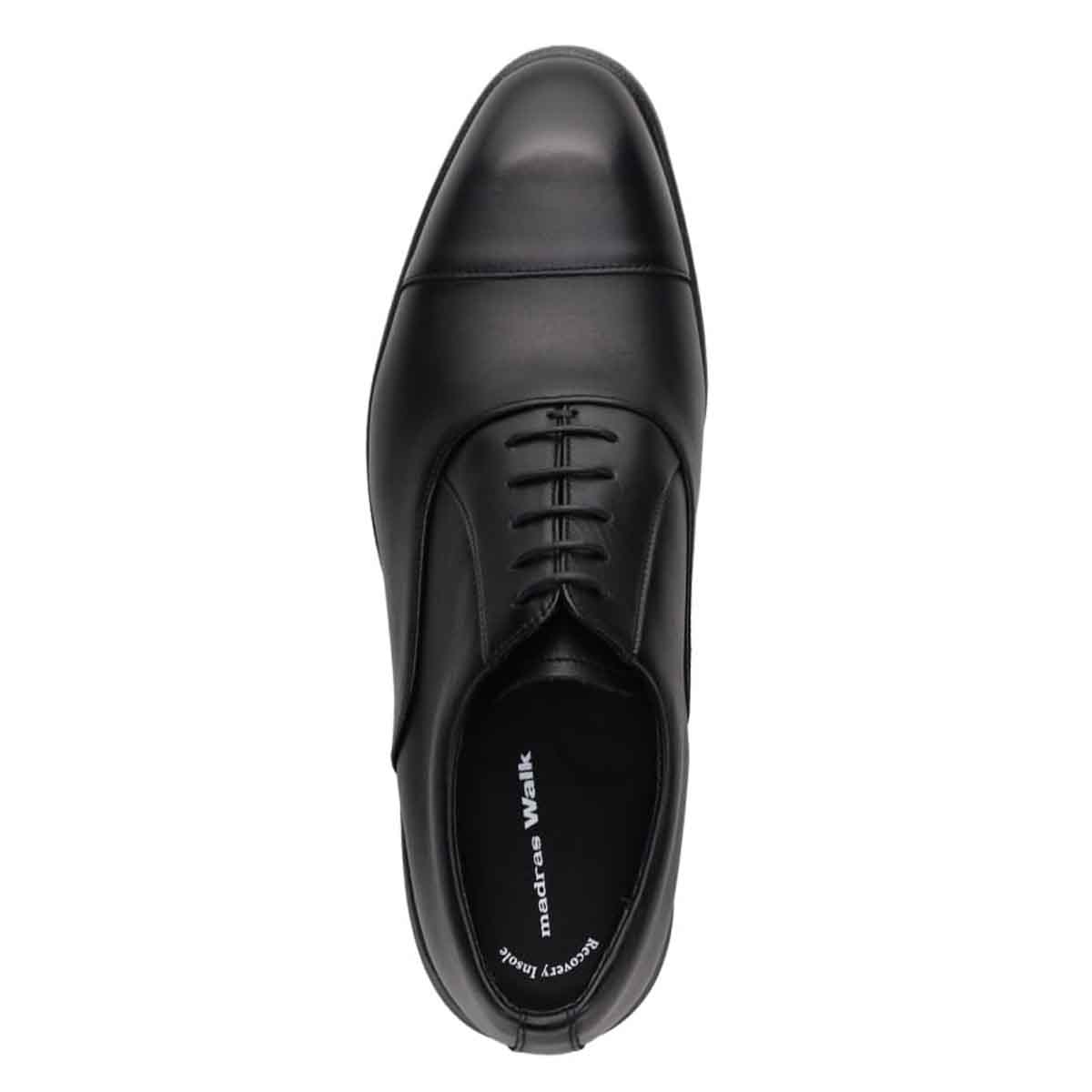 【GORE-TEX】マドラスウォーク madras Walk 「Recovery Shiatsu Insole」搭載で指圧効果により血行を115％促進。　フォーマル且つアクティブに。ゴアテックスファブリクス搭載 内羽根ストレートチップビジネスシューズ  MW7930R BLACK 25.0