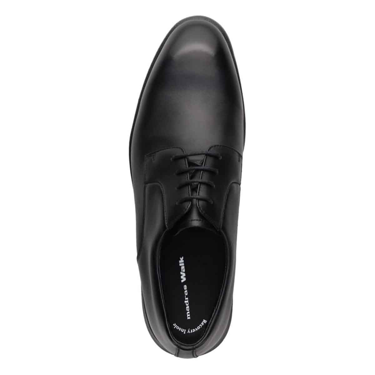 【GORE-TEX】マドラスウォーク madras Walk 「Recovery Shiatsu Insole」搭載で指圧効果により血行を115％促進。　フォーマル且つアクティブに。ゴアテックスファブリクス搭載 外羽根プレーントゥ・ビジネスシューズ  MW7931R BLACK 25.0