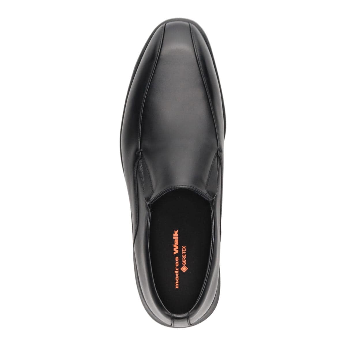 【GORE-TEX】マドラスウォーク madras Walk　フォーマル且つアクティブに。GORE-TEXファブリクス搭載 スワールモカ・スリッポンビジネスシューズ  MW7932 BLACK 25.0