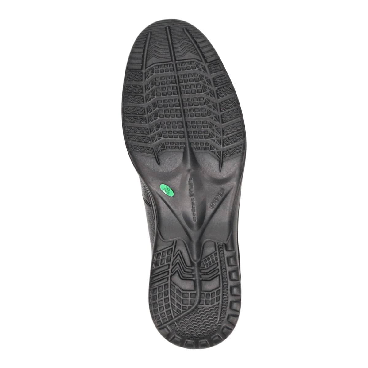 【GORE-TEX】マドラスウォーク madras Walk 「Recovery Shiatsu Insole」搭載で指圧効果により血行をよくする。 甲ゴムスリップオン カジュアルシューズ MW8009R BLACK 25.0