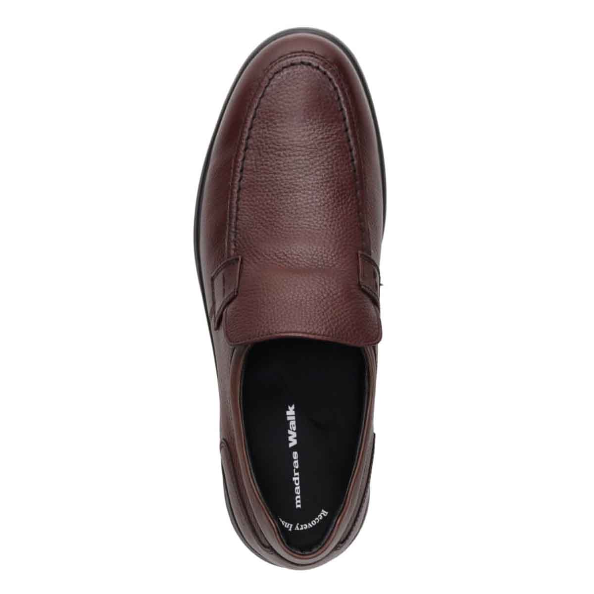 【GORE-TEX】マドラスウォーク madras Walk 「Recovery Shiatsu Insole」搭載で指圧効果により血行をよくする。 甲ゴムスリップオン カジュアルシューズ MW8009R D-BROWN 25.0