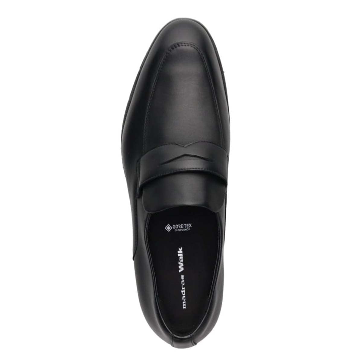 【GORE-TEX】マドラスウォーク madras Walk ゴアテックス サラウンド フットウェア　コインローファー　MW9643S BLACK 25.0