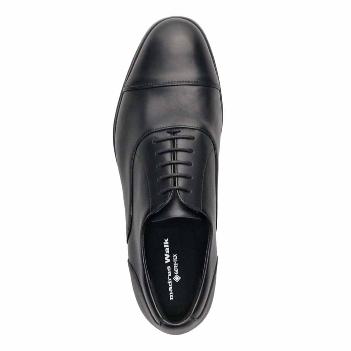 【GORE-TEX】マドラスウォーク madrasWalk　全天候快適　内羽根ストレートチップドレスシューズ　MW9900 BLACK 25.0