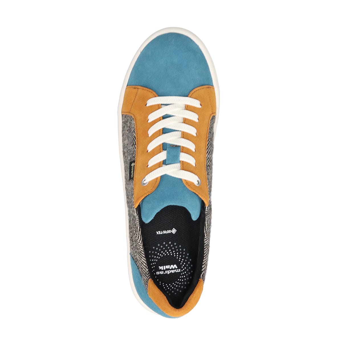 【GORE-TEX】 マドラスウォーク madras Walk　カジュアルの定番！コート系スニーカー  MWL1002V GREEN/CAMEL 23.0