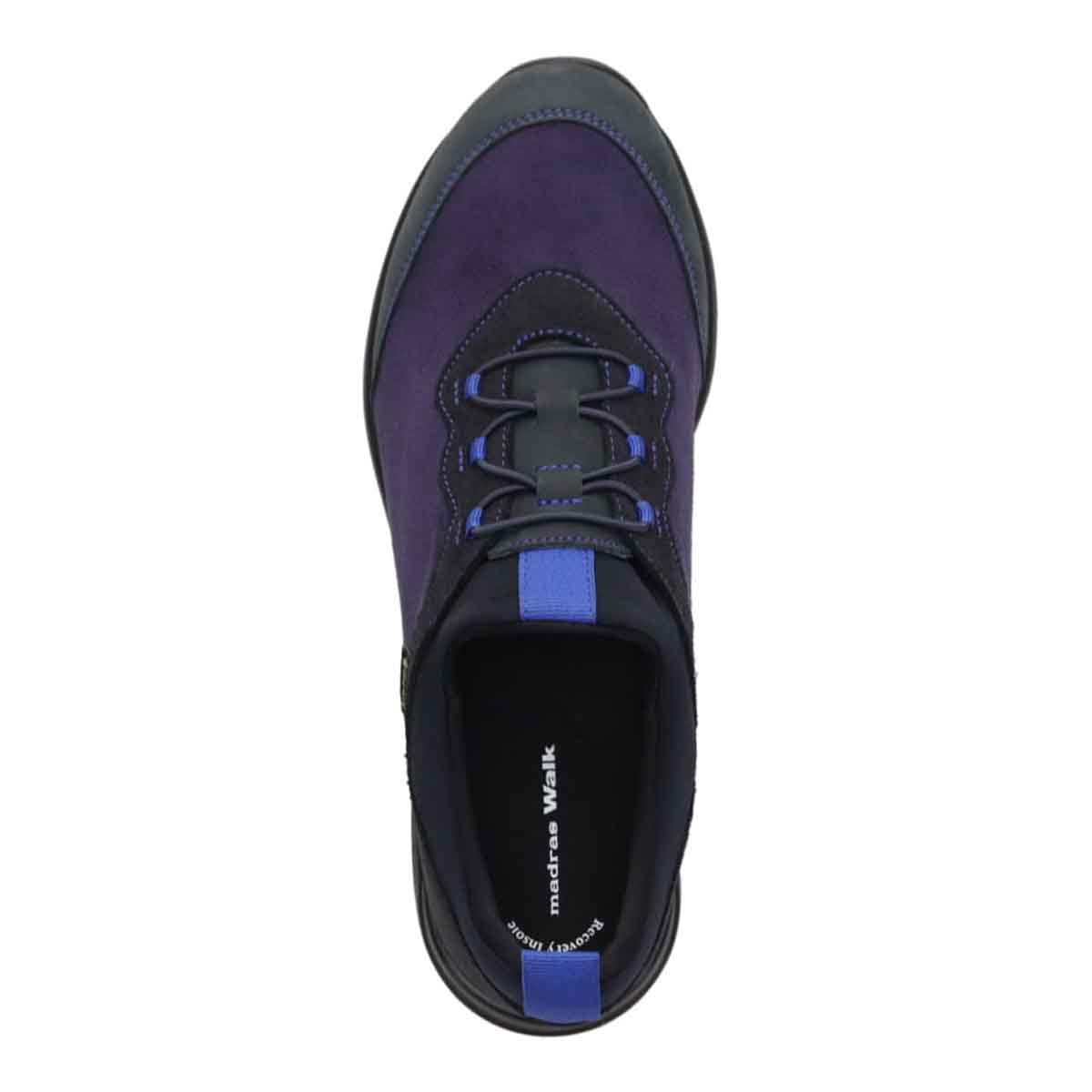 【GORE-TEX】マドラスウォーク madras Walk 「Recovery Shiatsu Insole」搭載　指圧効果により血行をよくする。 通勤快適  トラベルウォーキングにもお勧め！ 疲れない快適軽量 ゴアテックススニーカー  MWL1004SR NAVY-SILK 23.0