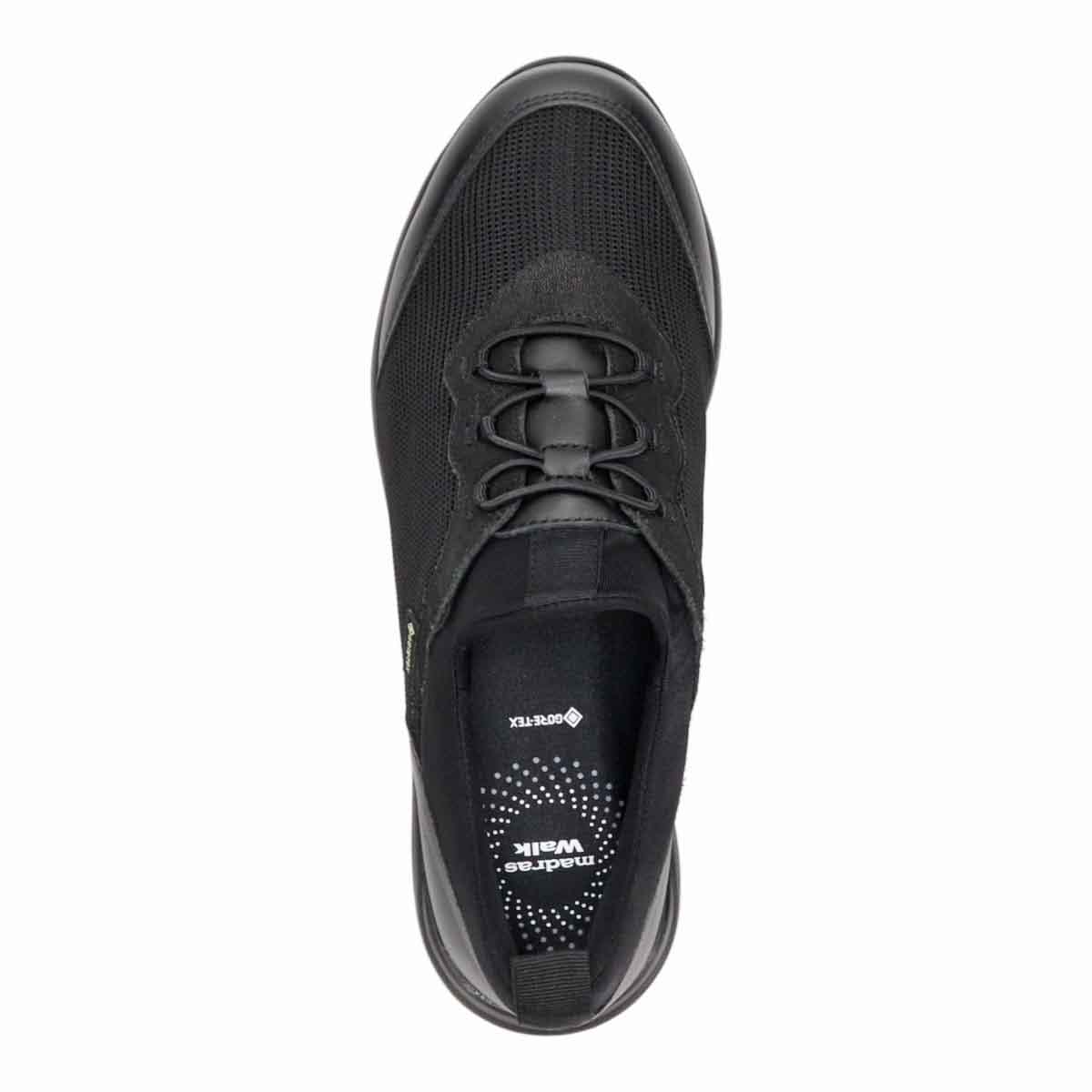 【GORE-TEX】 通勤快適 マドラスウォーク madras Walk  トラベルウォーキングにもお勧め！ 疲れない快適軽量スニーカー MWL1004V BLACK 23.0