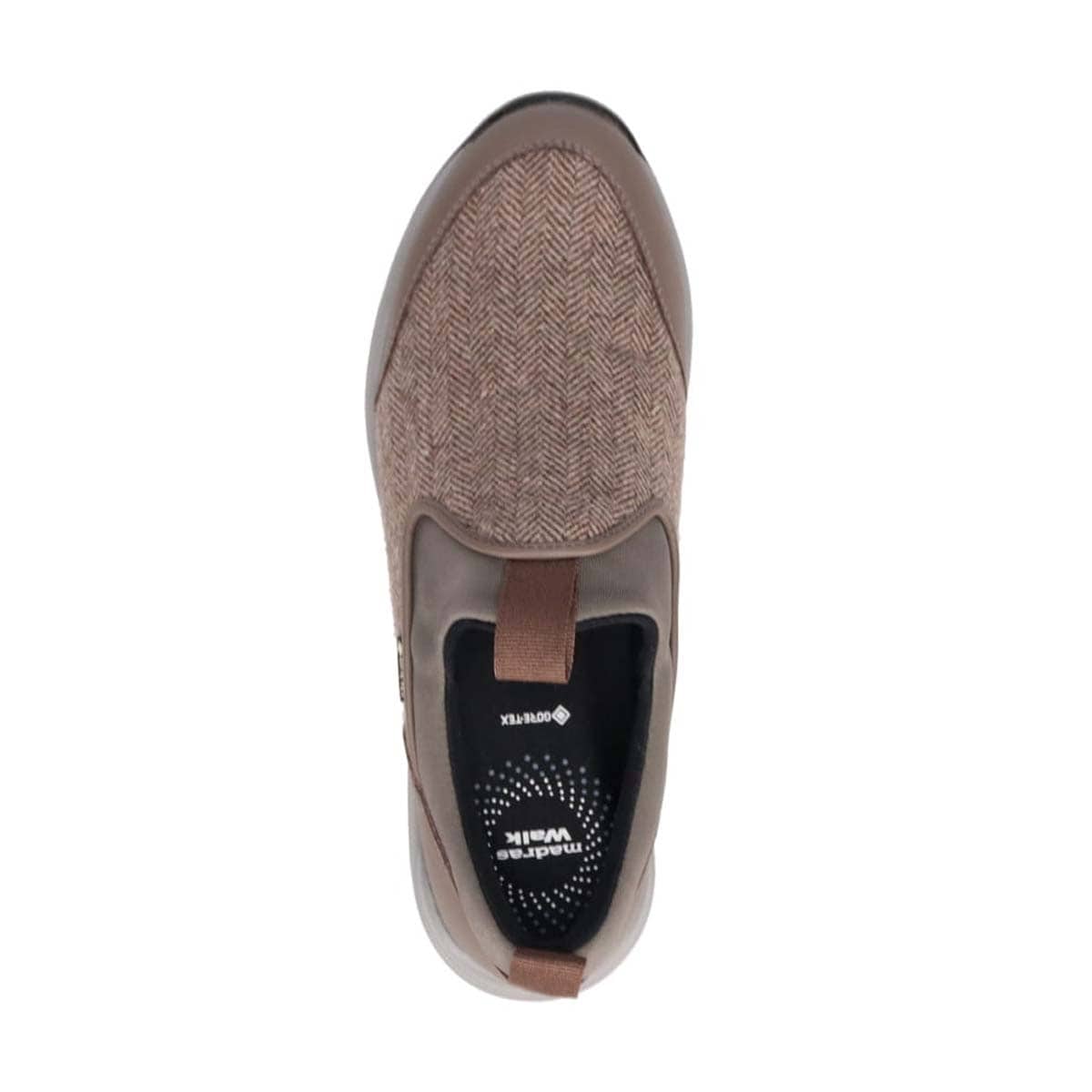 【GORE-TEX】 マドラスウォーク madras Walk スニーカー感覚で普段履きにもピッタリ！ さまざまなスタイルにも合う スリッポンスニーカー  MWL1006S OAK-TX 23