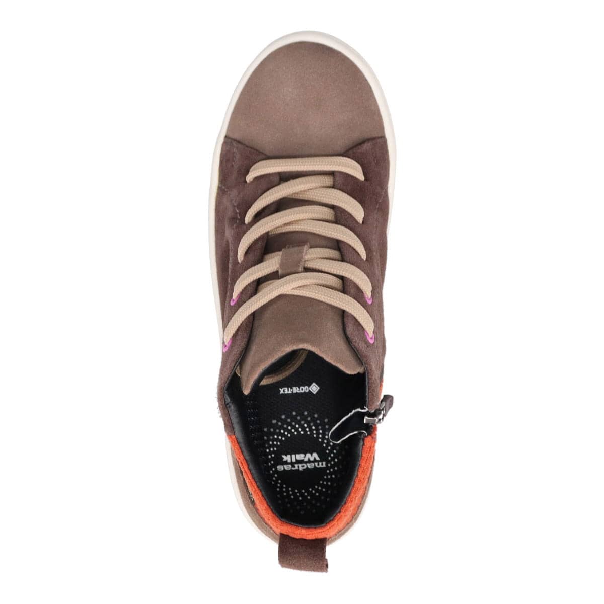 【GORE-TEX】 マドラスウォーク madras Walk 雨でも足首周りが濡れない♪  カジュアルハイカットスニーカー MWL1023S D-BROWN/C 23.0