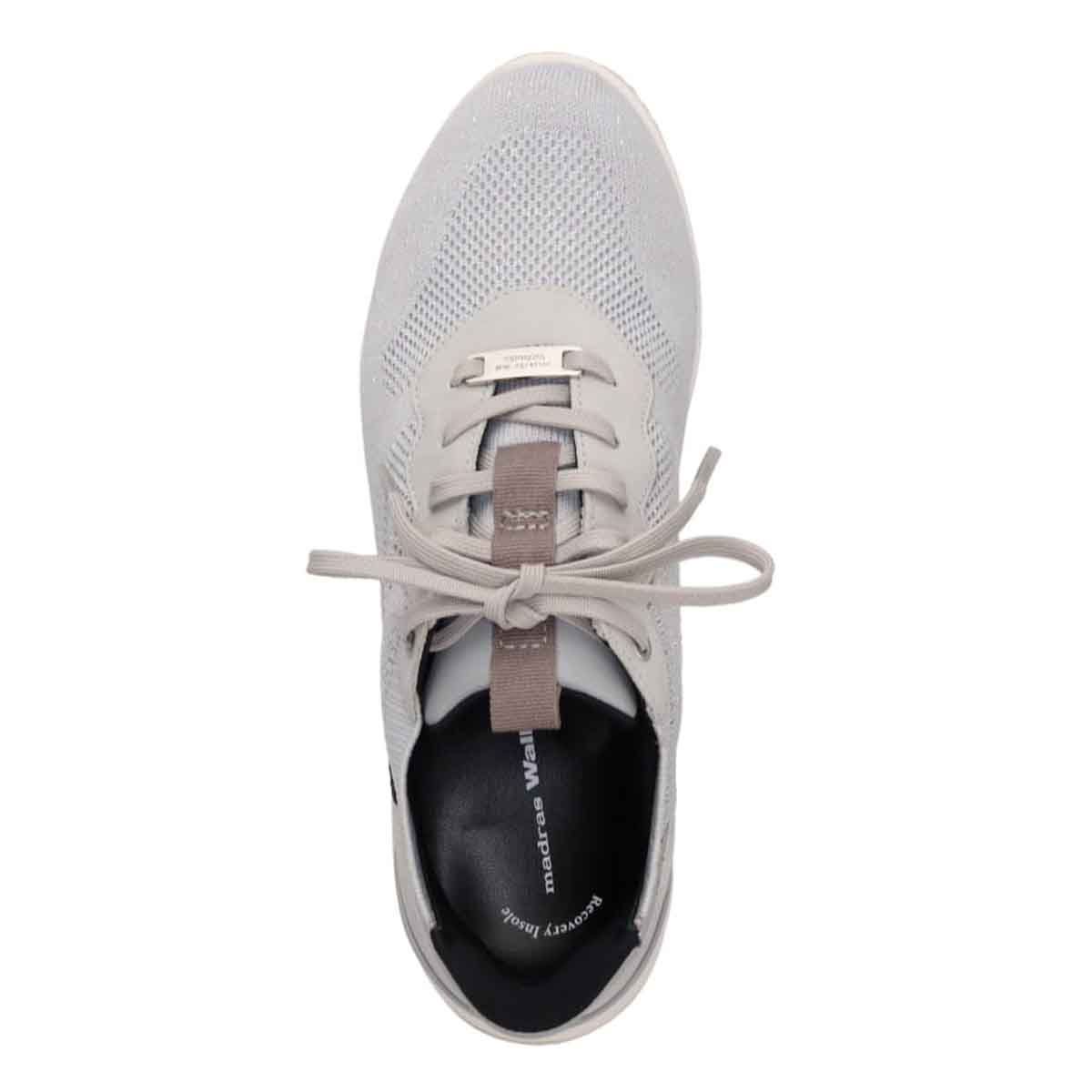 【GORE-TEX】マドラスウォーク madras Walk 「Recovery Shiatsu Insole」搭載で指圧効果により血行をよくする。カジュアルレースアップクイックフィットスニーカー  MWL1035R GRAY 23.0