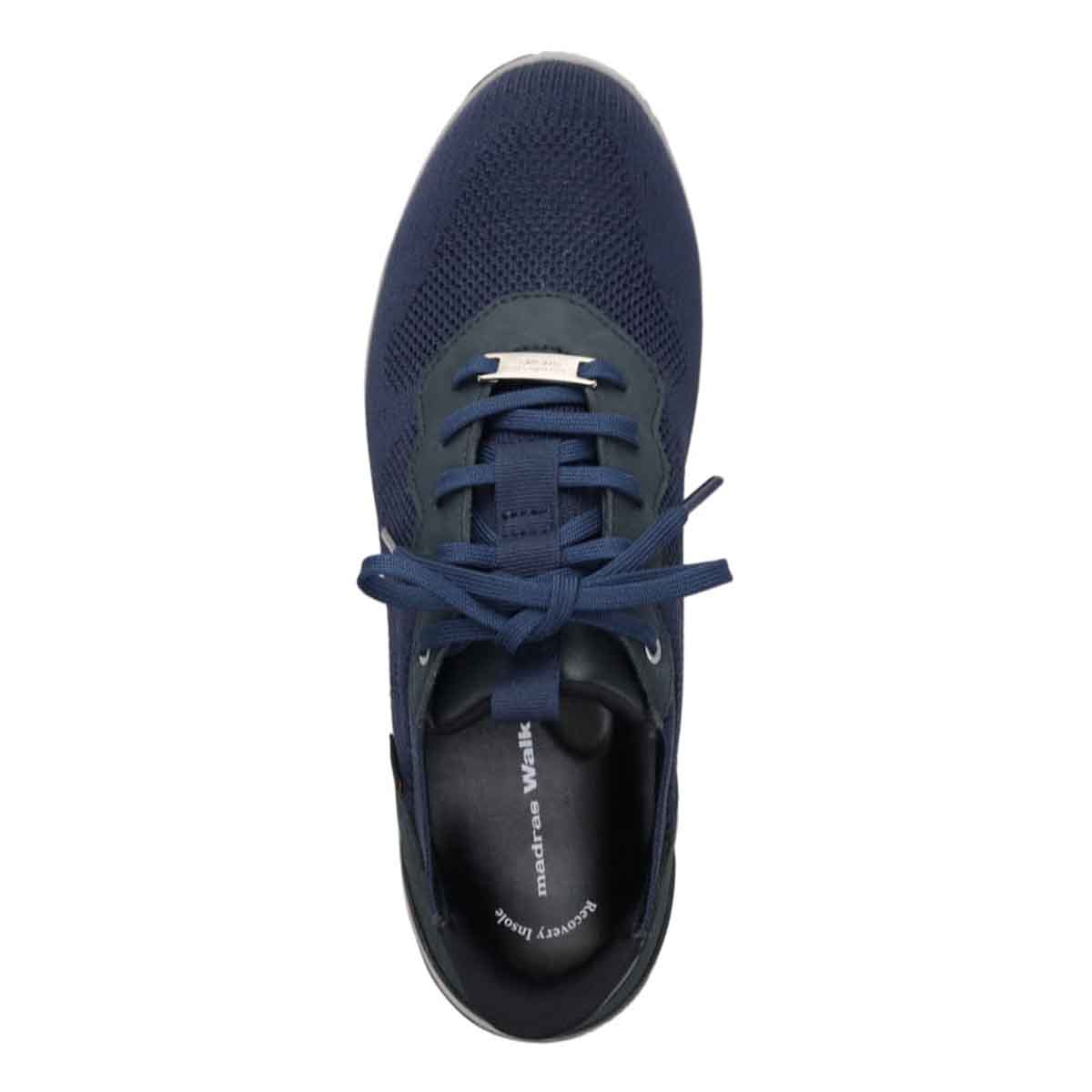 【GORE-TEX】マドラスウォーク madras Walk 「Recovery Shiatsu Insole」搭載で指圧効果により血行をよくする。カジュアルレースアップクイックフィットスニーカー  MWL1035R NAVY 23.0