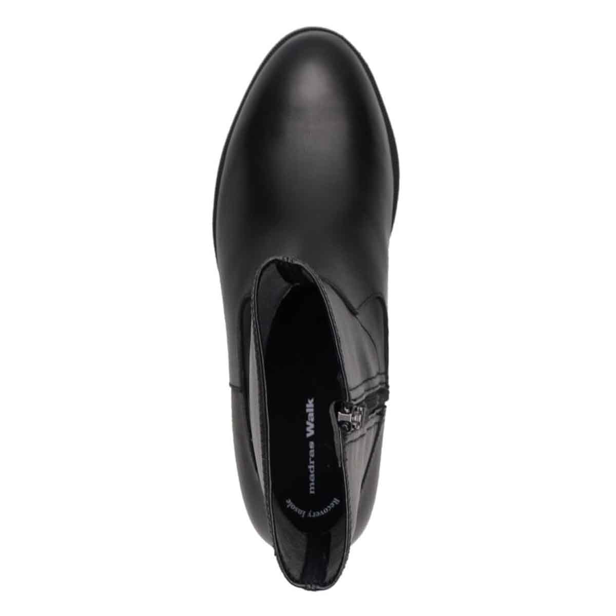 【GORE-TEX】マドラスウォーク madras Walk 「Recovery Shiatsu Insole」搭載　指圧効果により血行をよくする。防滑　 ショートブーツ　MWL1036HR BLACK 23.0