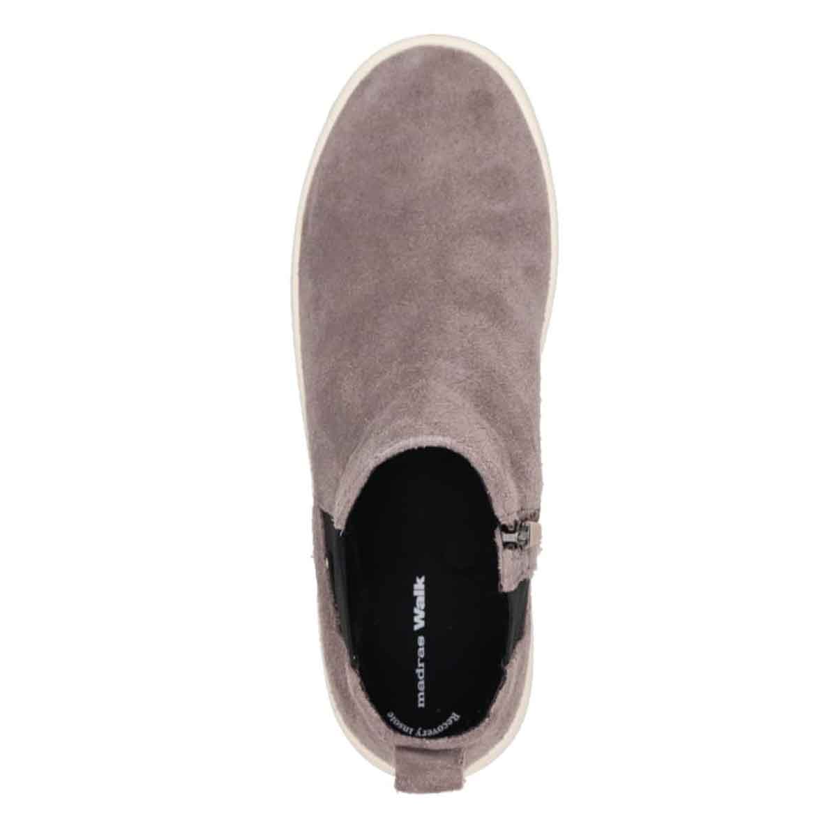 【GORE-TEX】マドラスウォーク madras Walk 「Recovery Shiatsu Insole」搭載　指圧効果により血行をよくする。 防滑×防水　サイドゴアショートブーツ　MWL1038R GRAY-SILKY 23.0
