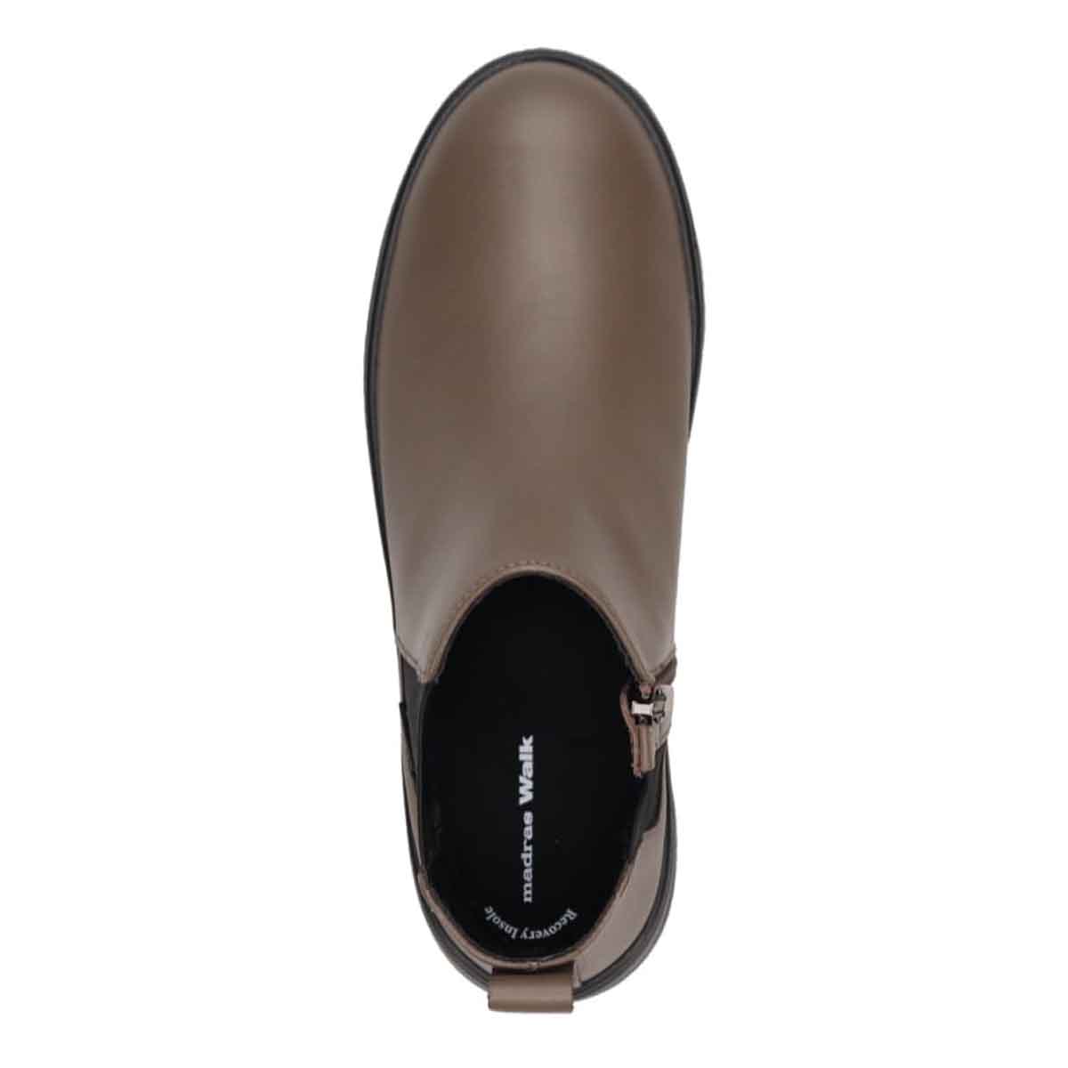 【GORE-TEX】マドラスウォーク madras Walk 「Recovery Shiatsu Insole」搭載　指圧効果により血行をよくする。 防滑×防水　サイドゴアショートブーツ　MWL1038R OAK 23.0