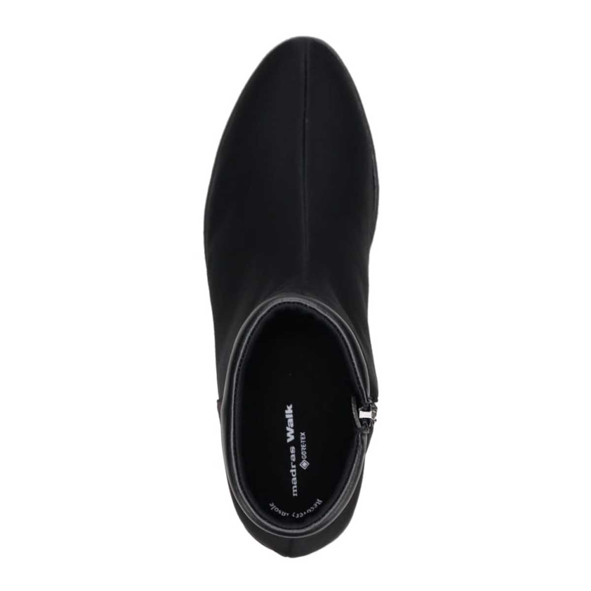 【GORE-TEX】マドラスウォーク madras Walk 「リカバリーインソール」搭載で指圧効果により血行を115％促進。エレカジブーツ　MWL1043R BLACK 23.0