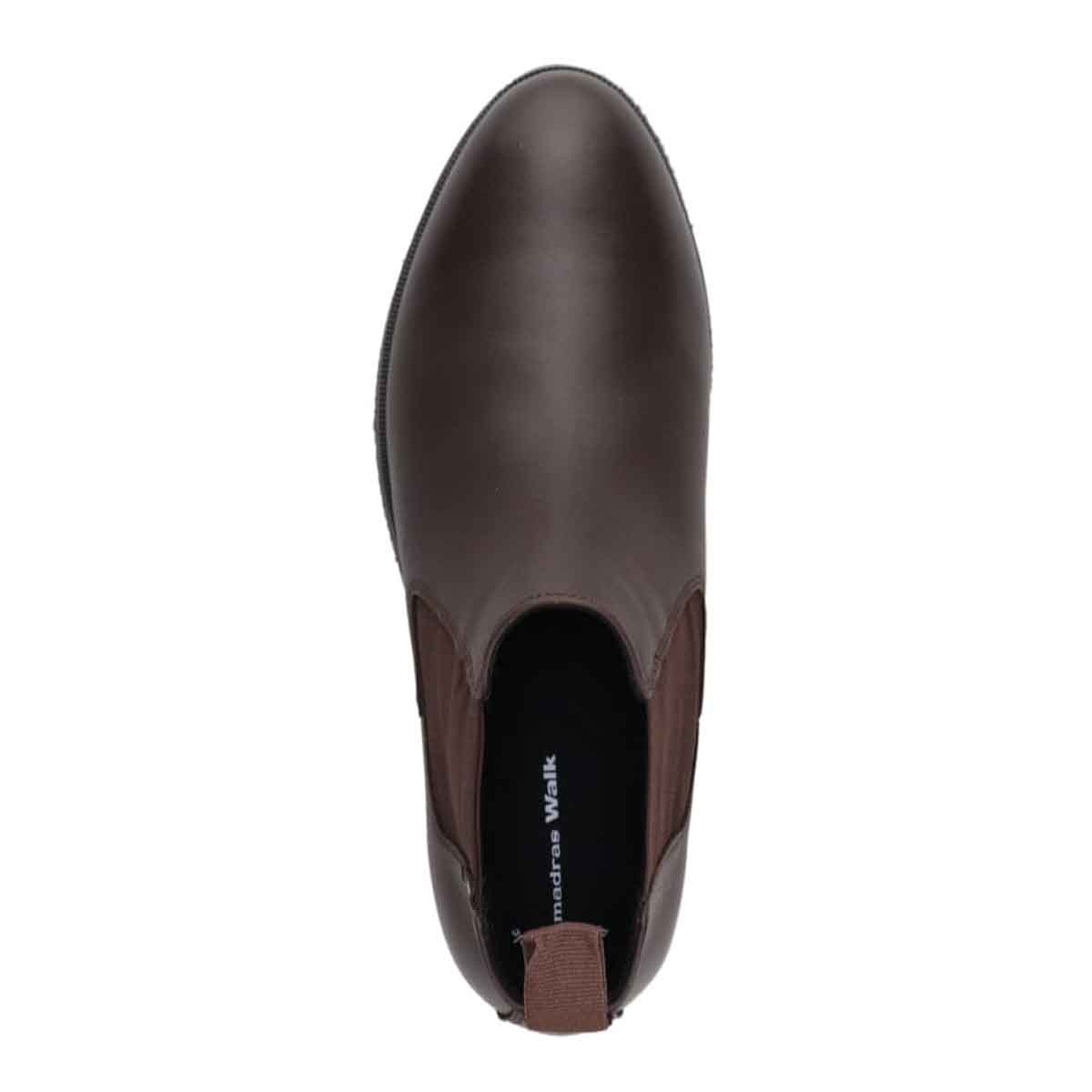 【GORE-TEX×防滑】madras Walk「Recovery Shiatsu Insole」搭載　指圧効果により血行をよくする。 上質なレザーを使用したサイドゴアブーツ MWL1106HR D-BROWN 23.0