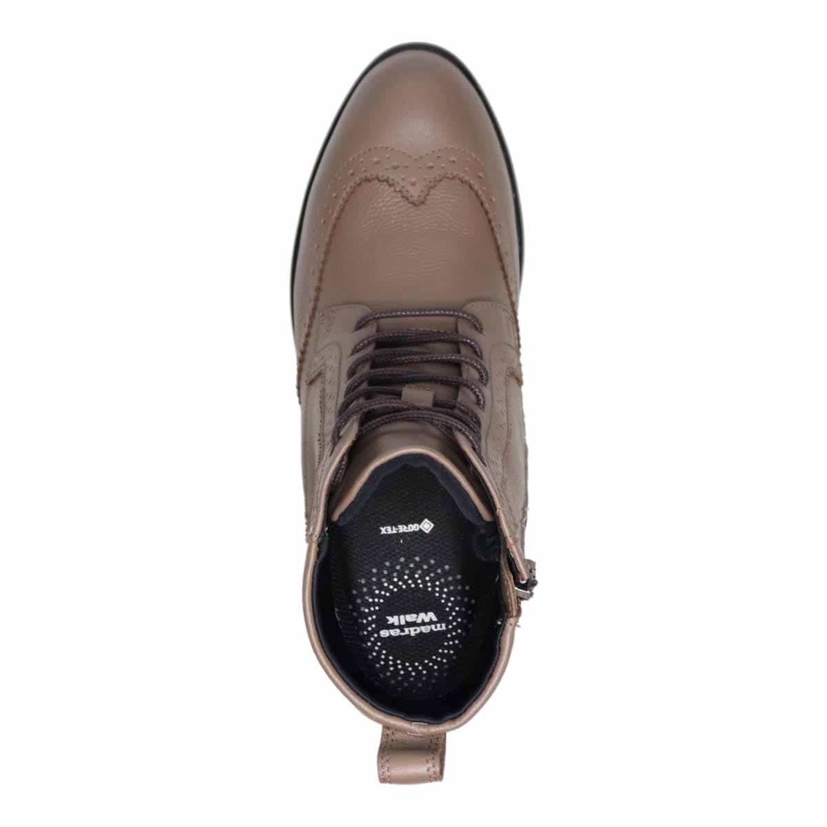 【GORE-TEX】マドラスウォーク madras Walk メダリオンレースアップショートブーツ MWL1115 OAK 23.0