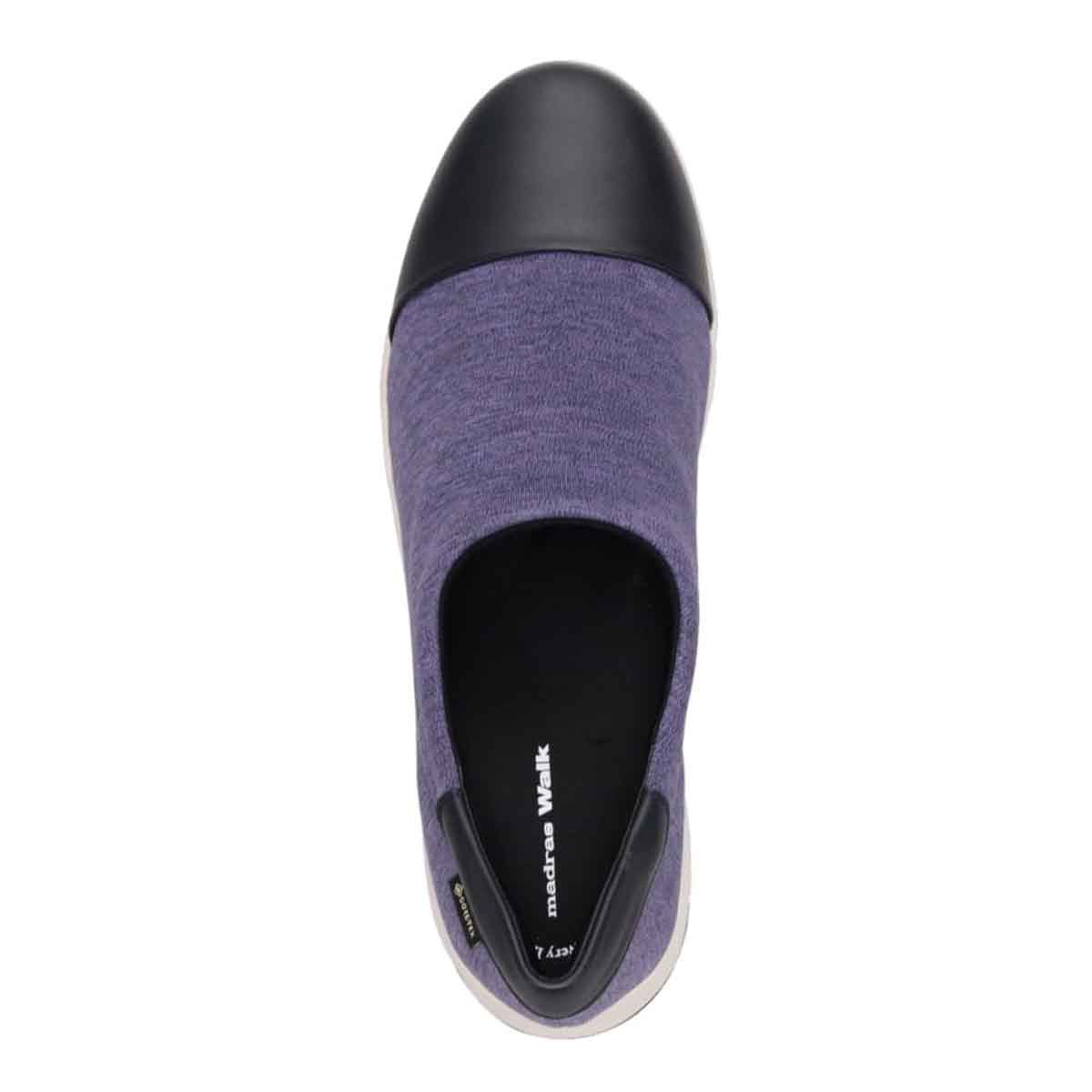 【GORE-TEX】マドラスウォーク madras Walk 「Recovery Shiatsu Insole」搭載で指圧効果により血行をよくする。　防水・透湿機能を兼ね備えたゴアテックス・ストレッチシューズ　MWL1201R PURPLE 23.0