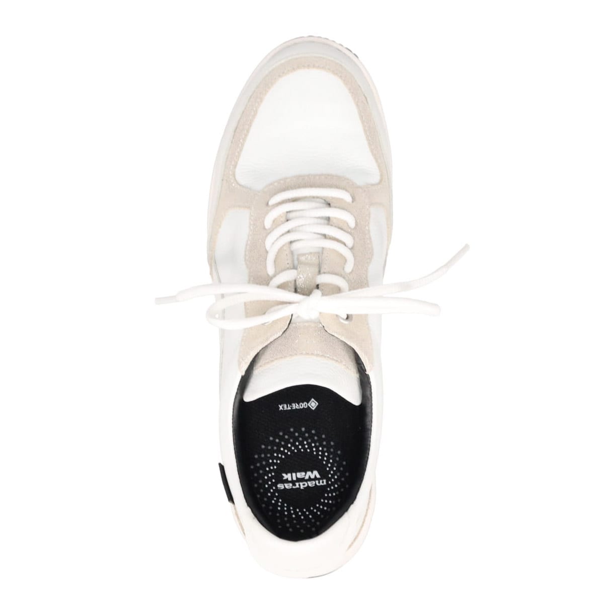 【GORE-TEX】 マドラスウォーク madras Walk 旅行に最適 ウォーキングレザースニーカー　MWL1204 WHITE 23.0