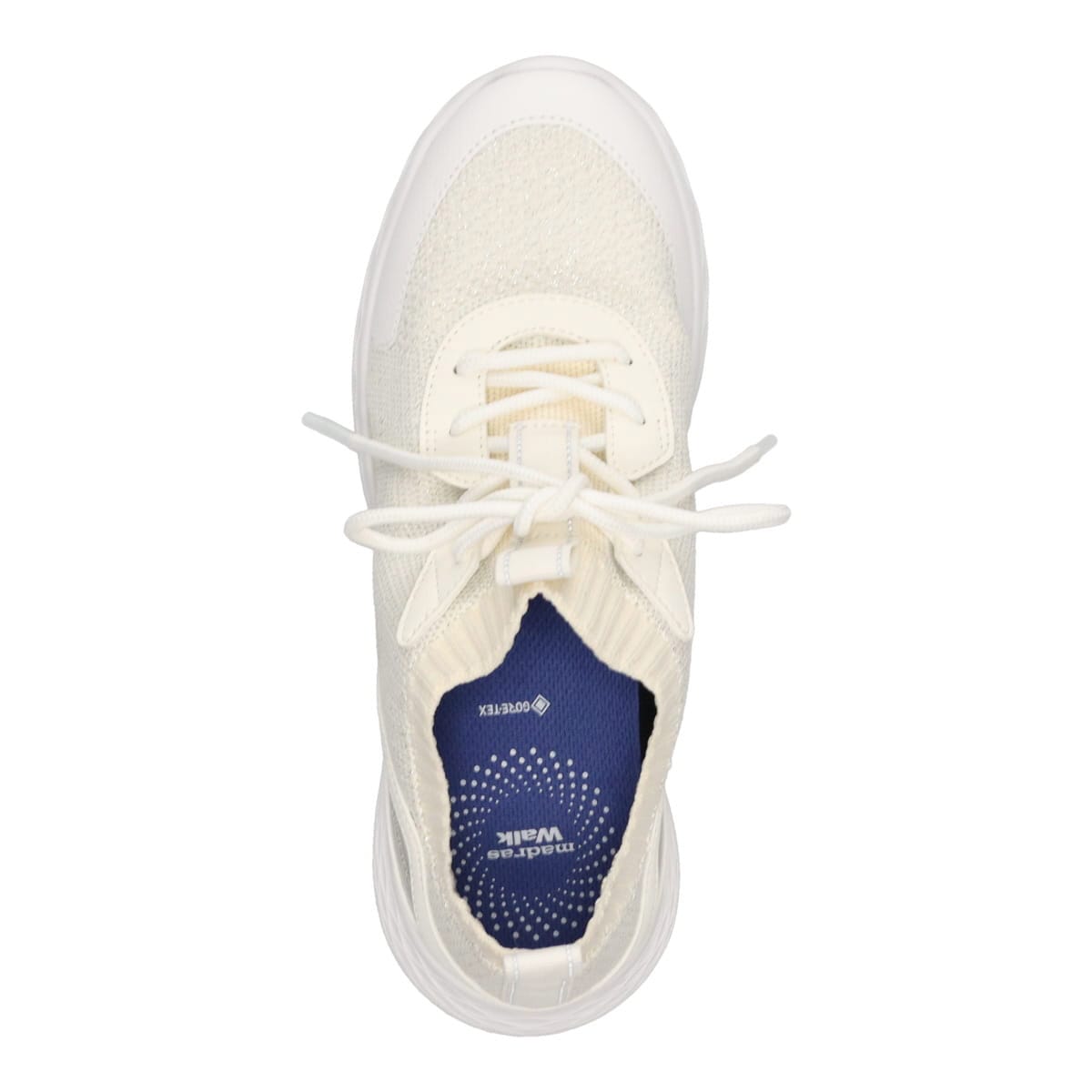 マドラスウォーク madras Walk 【GORE-TEX】GORE-TEXなので雨の日も大丈夫 フライニットスニーカー MWL3000 IVORY 23.0