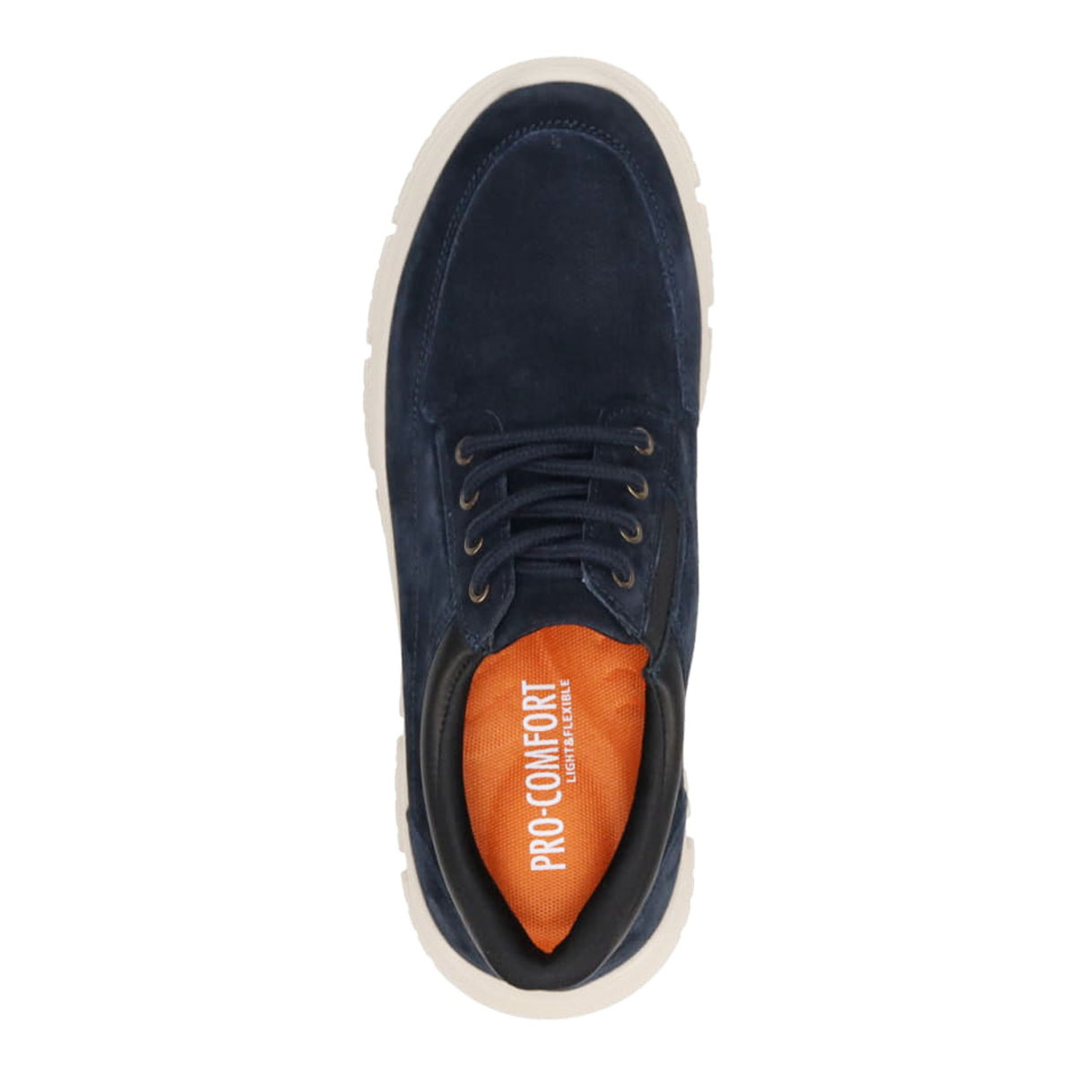 プロ コンフォート PRO-COMFORT クイックフィットレースアップカジュアルシューズ   PC6012 NAVY-SILK 25.0