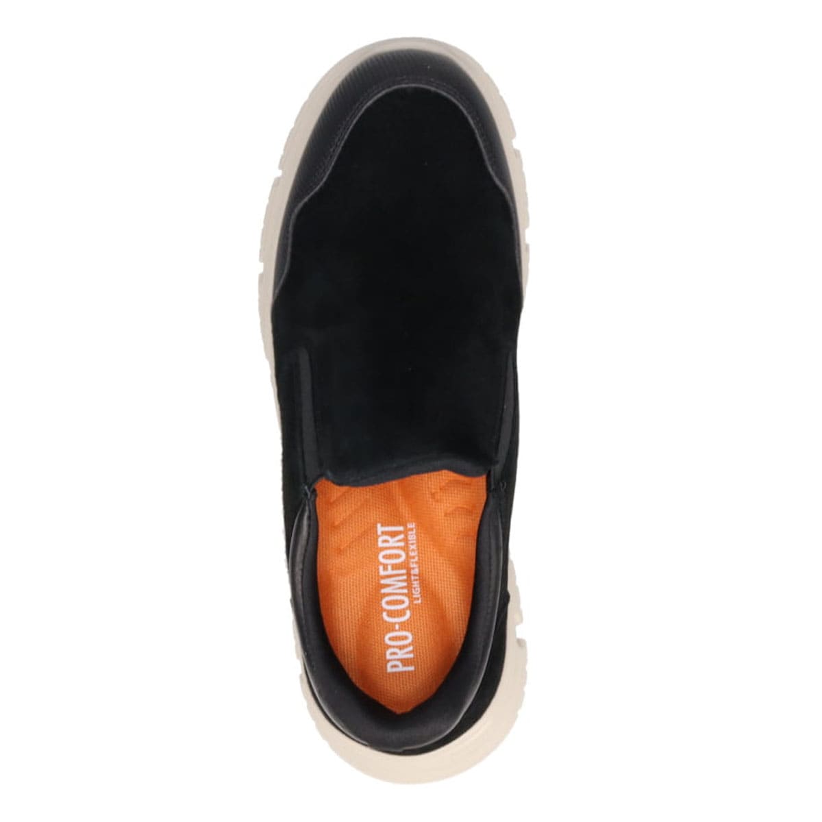 プロ コンフォート PRO-COMFORT クイックフィットレースアップカジュアルシューズ   PC6013 BLACK-SILKY 25.0