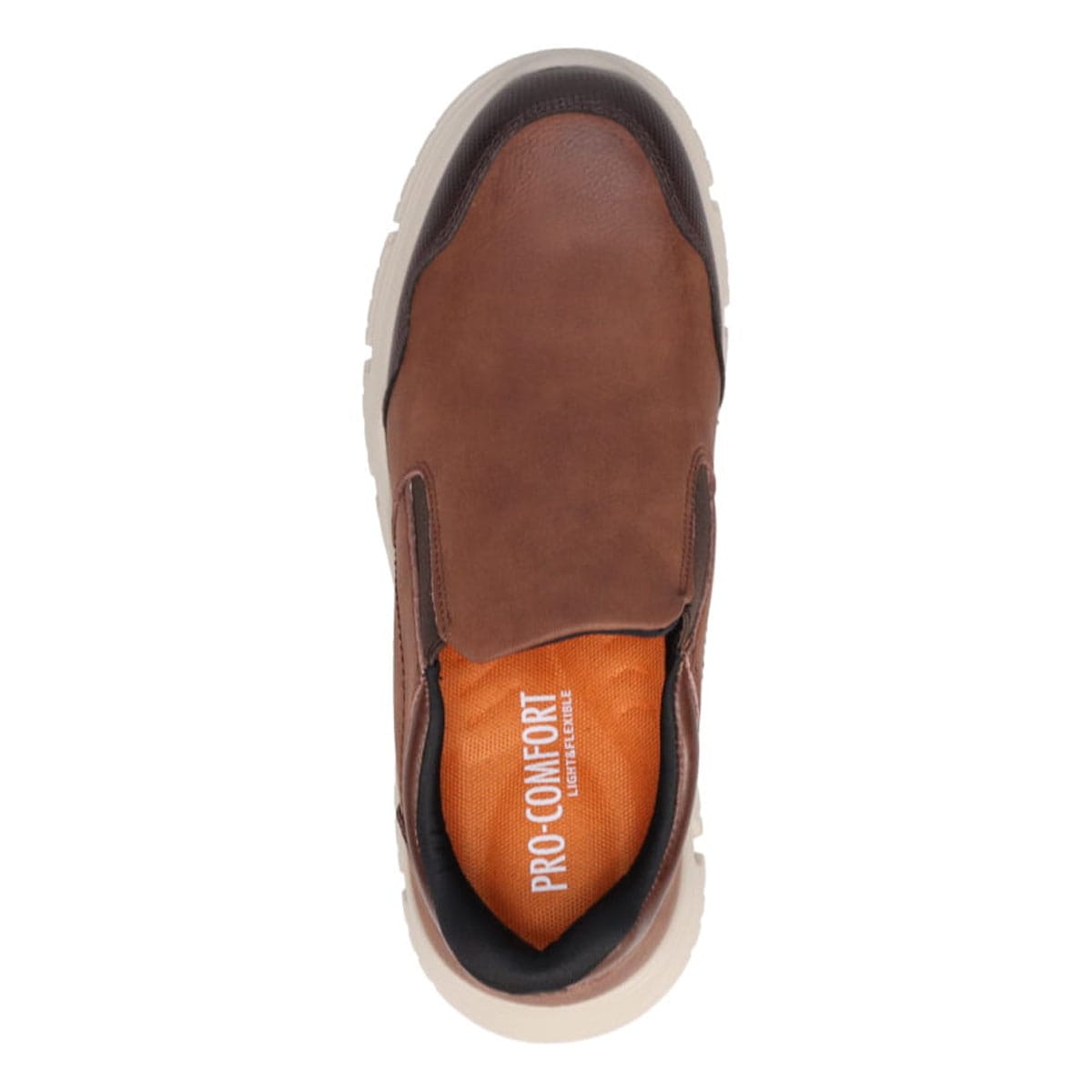 プロ コンフォート PRO-COMFORT クイックフィットレースアップカジュアルシューズ   PC6013 BROWN 25.0