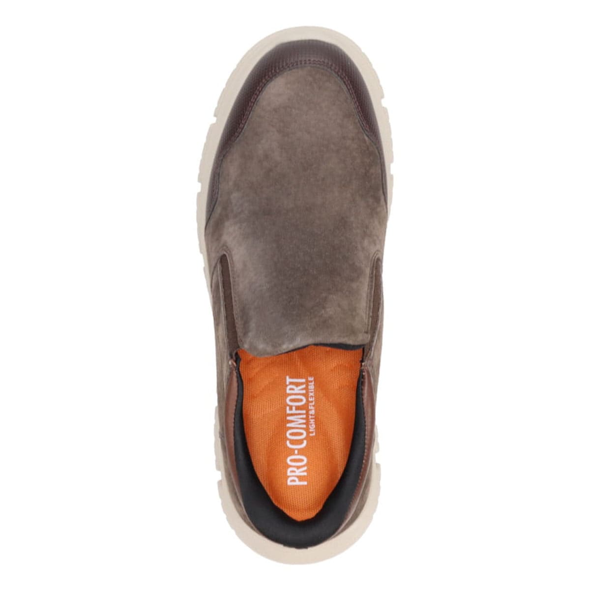 プロ コンフォート PRO-COMFORT クイックフィットレースアップカジュアルシューズ   PC6013 D-BROWN-SILKY 25.0