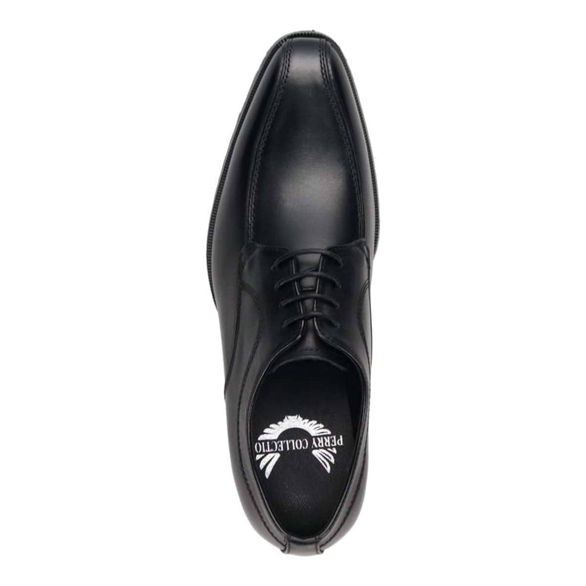 ペリーコレクション PERRY COLLECTION 外羽根スワールモカビジネスシューズ PR2060 BLACK 25.0