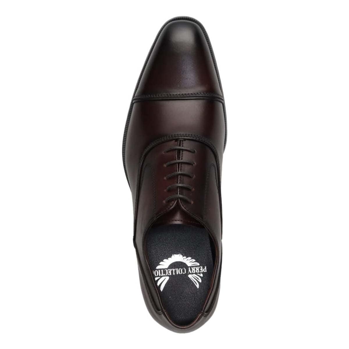 ペリーコレクション PERRY COLLECTION 内羽根ストレートチップビジネスシューズ PR2061 D-BROWN 25.0