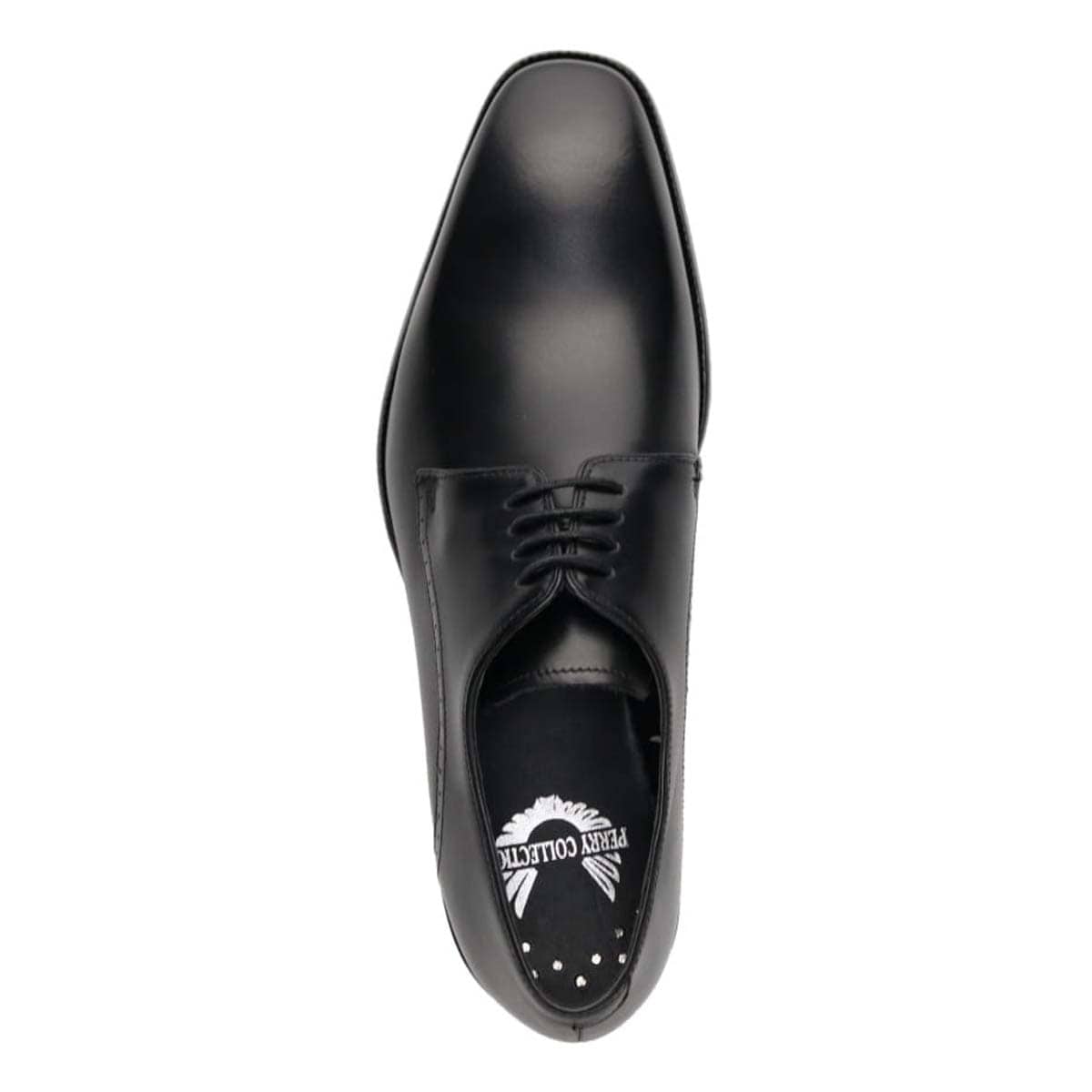 ペリーコレクション PERRY COLLECTION 外羽根プレーントゥビジネスシューズ  PR6502 BLACK 25.0