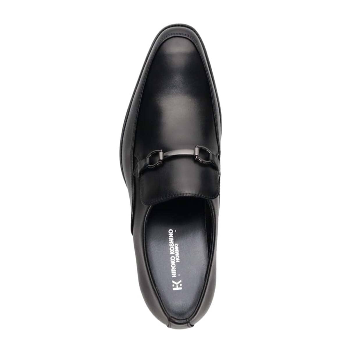 HIROKO KOSHINO HOMME  メンズ エレガント ユーチップ スリッポンドレスシューズ　SPHR5004 BLACK 25.0