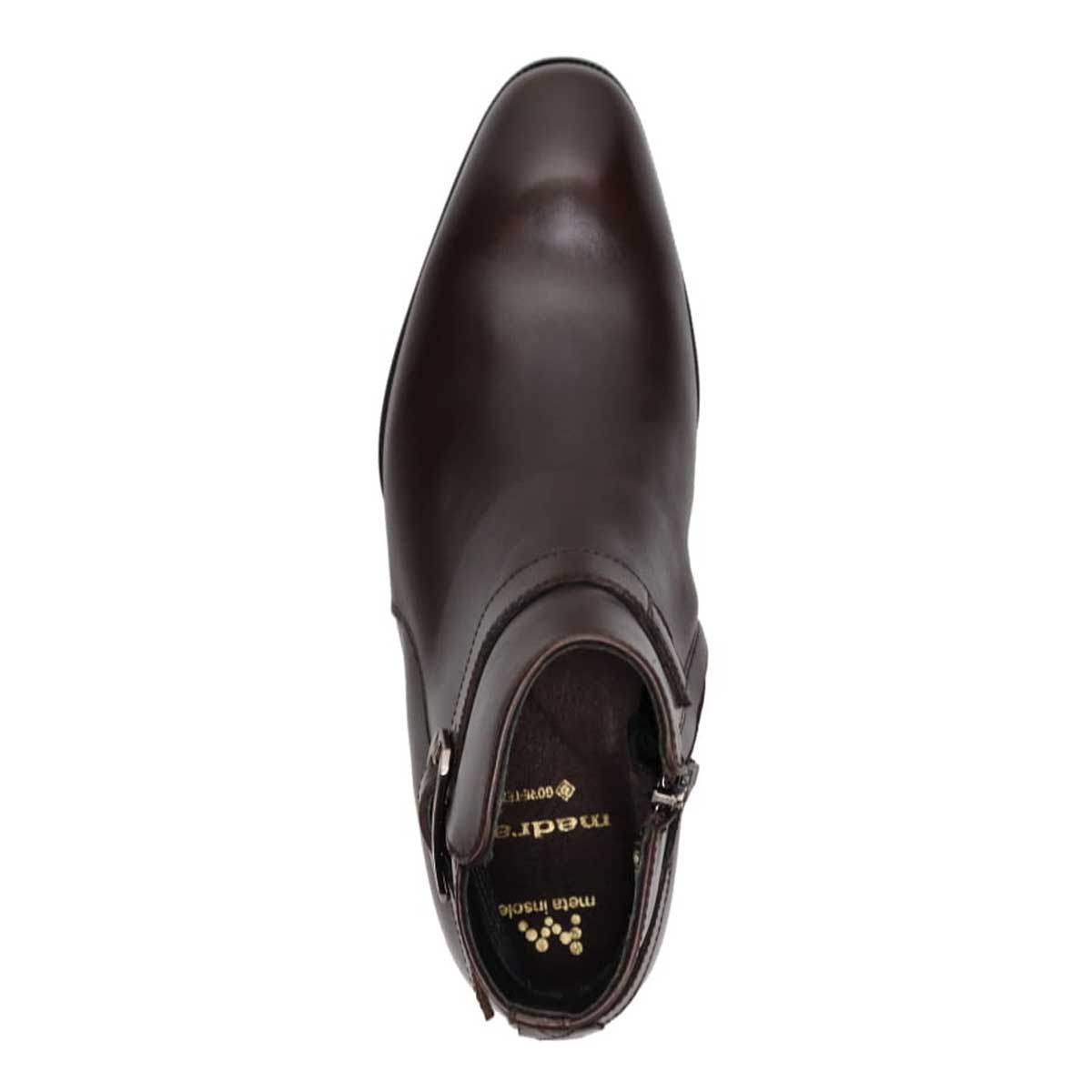【GORE-TEX】マドラス madras metaインソール搭載シューズ　ベルト付きドレスブーツ　SPM746GT D-BROWN 25.0