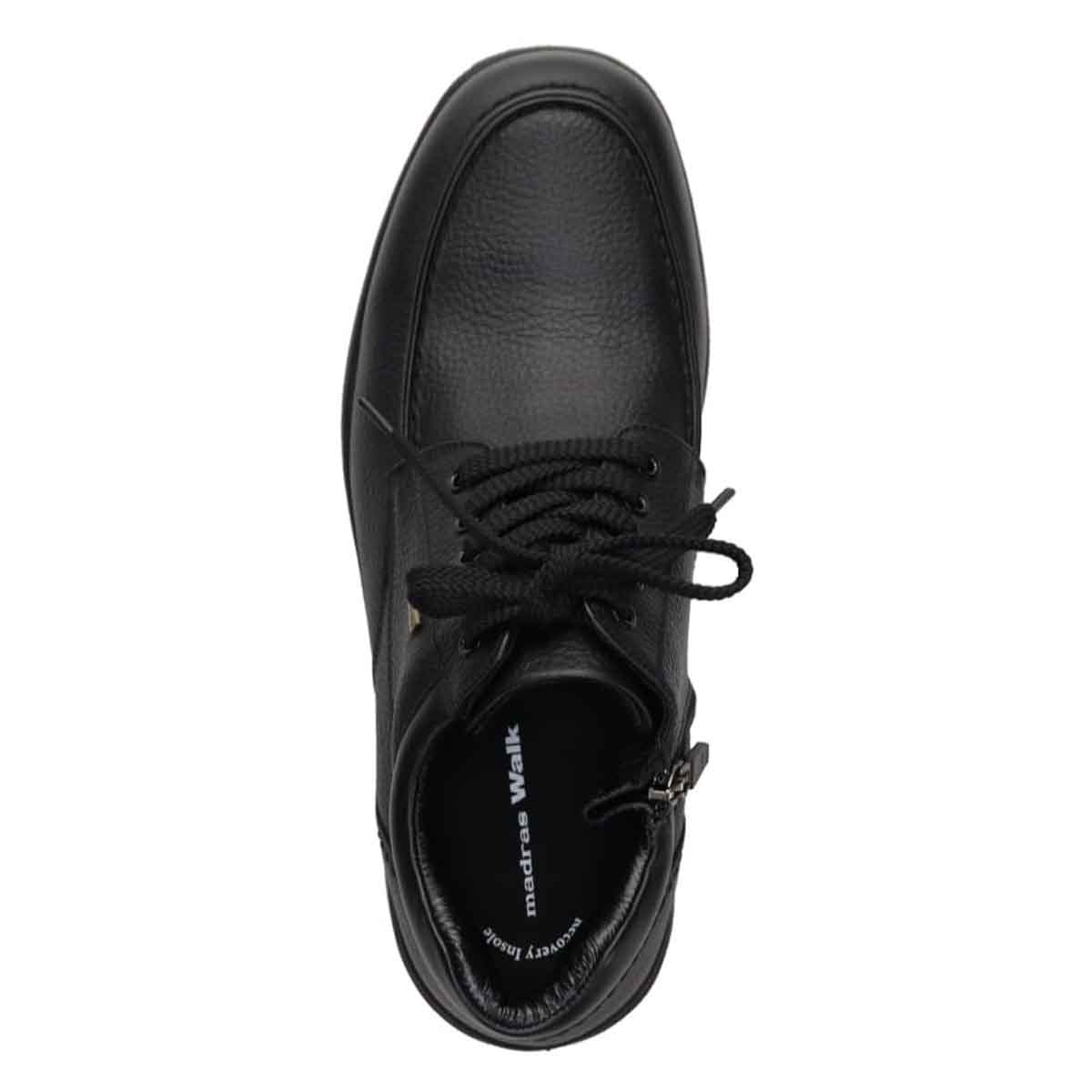 【GORE-TEX】マドラスウォーク madras Walk 「Recovery Shiatsu Insole」搭載で指圧効果により血行を115％促進。 【防水 防滑 4E 】ゴアテックスフットウェア レースアップカジュアルブーツ SPMW5477R BLACK 25.0