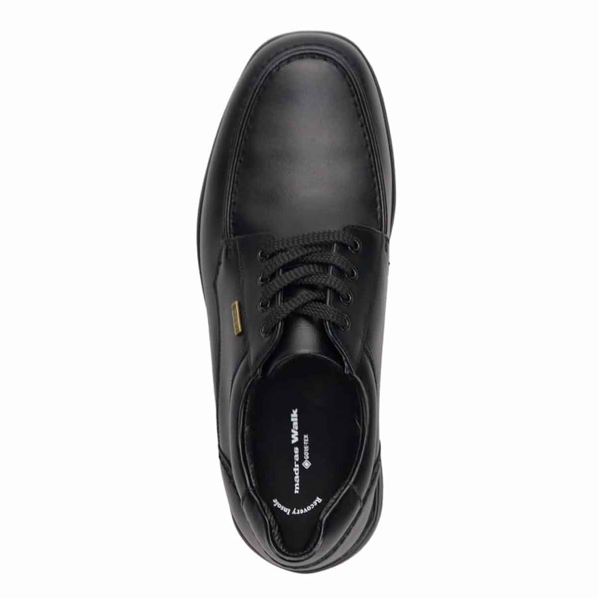 【GORE-TEX】マドラスウォーク madras Walk 「リカバリー指圧インソール」搭載で指圧効果により血行を115％促進。カジュアルシューズ SPMW5480R BLACK 25.0