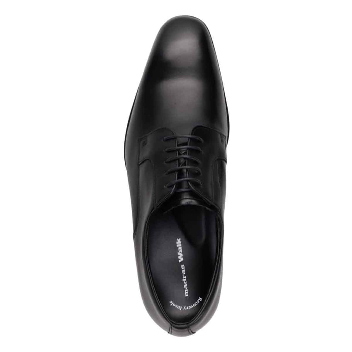 【GORE-TEX】マドラスウォーク madras Walk 「Recovery Shiatsu Insole」搭載で指圧効果により血行をよくする。　ゴアテックス外羽根プレーントゥビジネスシューズ　SPMW7801R BLACK 25.0