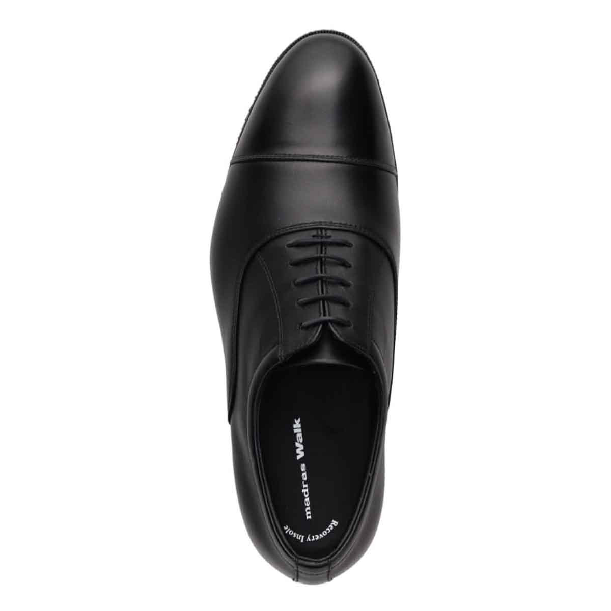 【GORE-TEX】マドラスウォーク madras Walk 「Recovery Shiatsu Insole」搭載で指圧効果により血行を115％促進。  ゴアテックス ストレートチップ ビジネスシューズ SPMW8000R BLACK 25.0