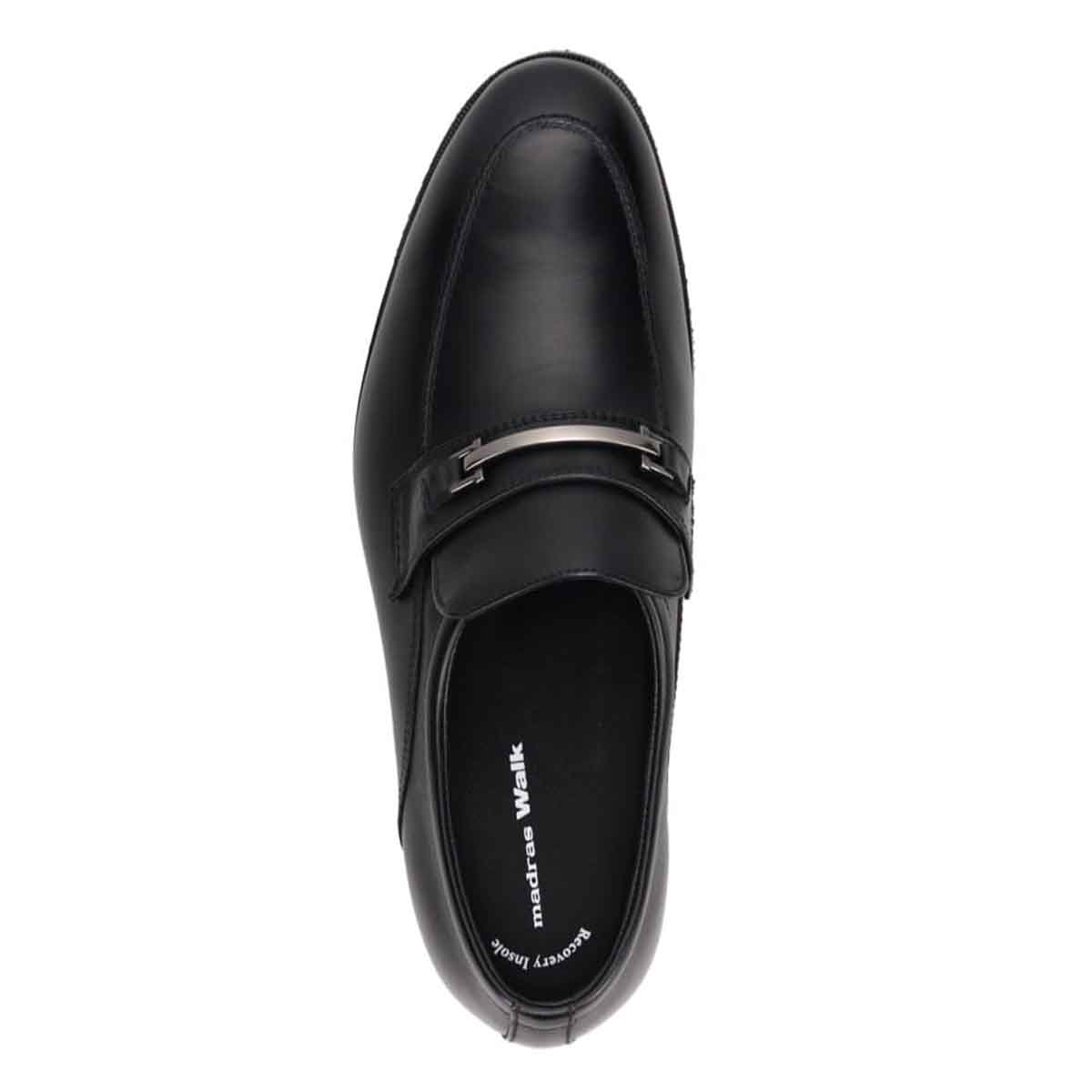 【GORE-TEX】マドラスウォーク madras Walk 「Recovery Shiatsu Insole」搭載で指圧効果により血行を115％促進。  ゴアテックス ビジネスローファーシューズ SPMW8005R BLACK 25.0