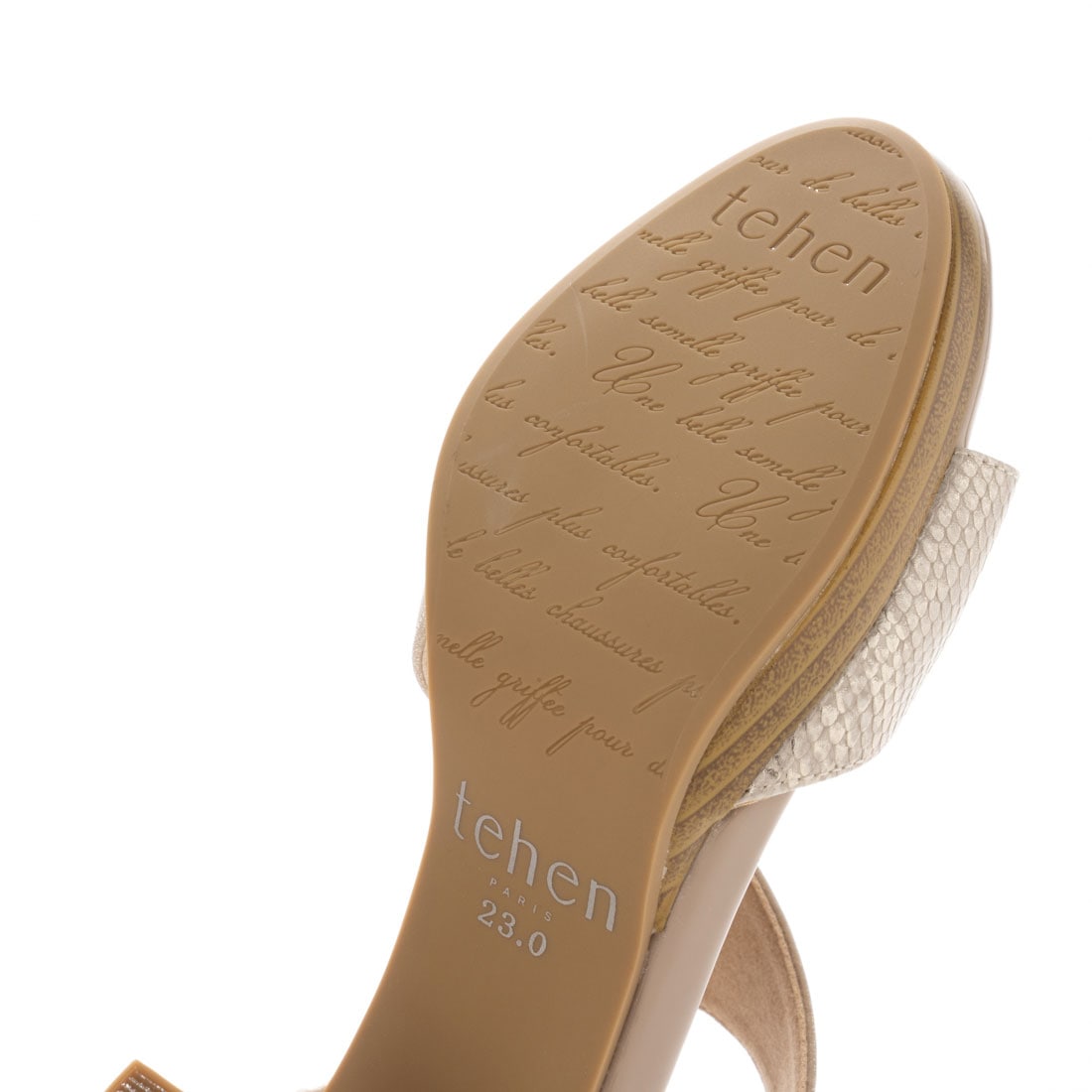 テーン tehen ストーム付きサンダル  TN1723 BEIGE-PR 23.0