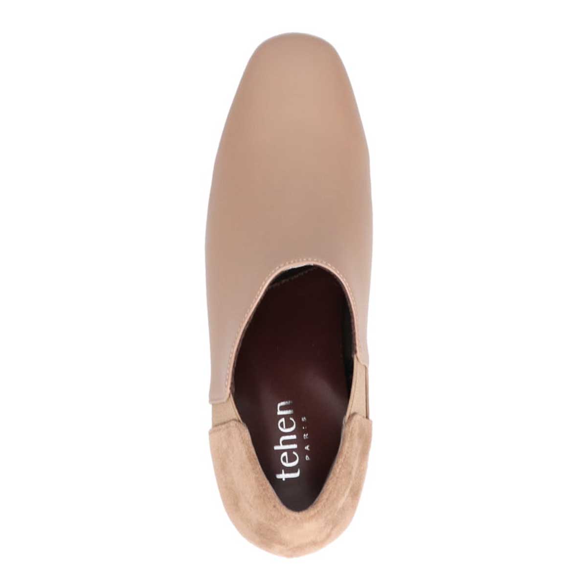 テーン tehen すっきりキレイ目サイドゴアブーティ　TN5508 D-BEIGE 23.0