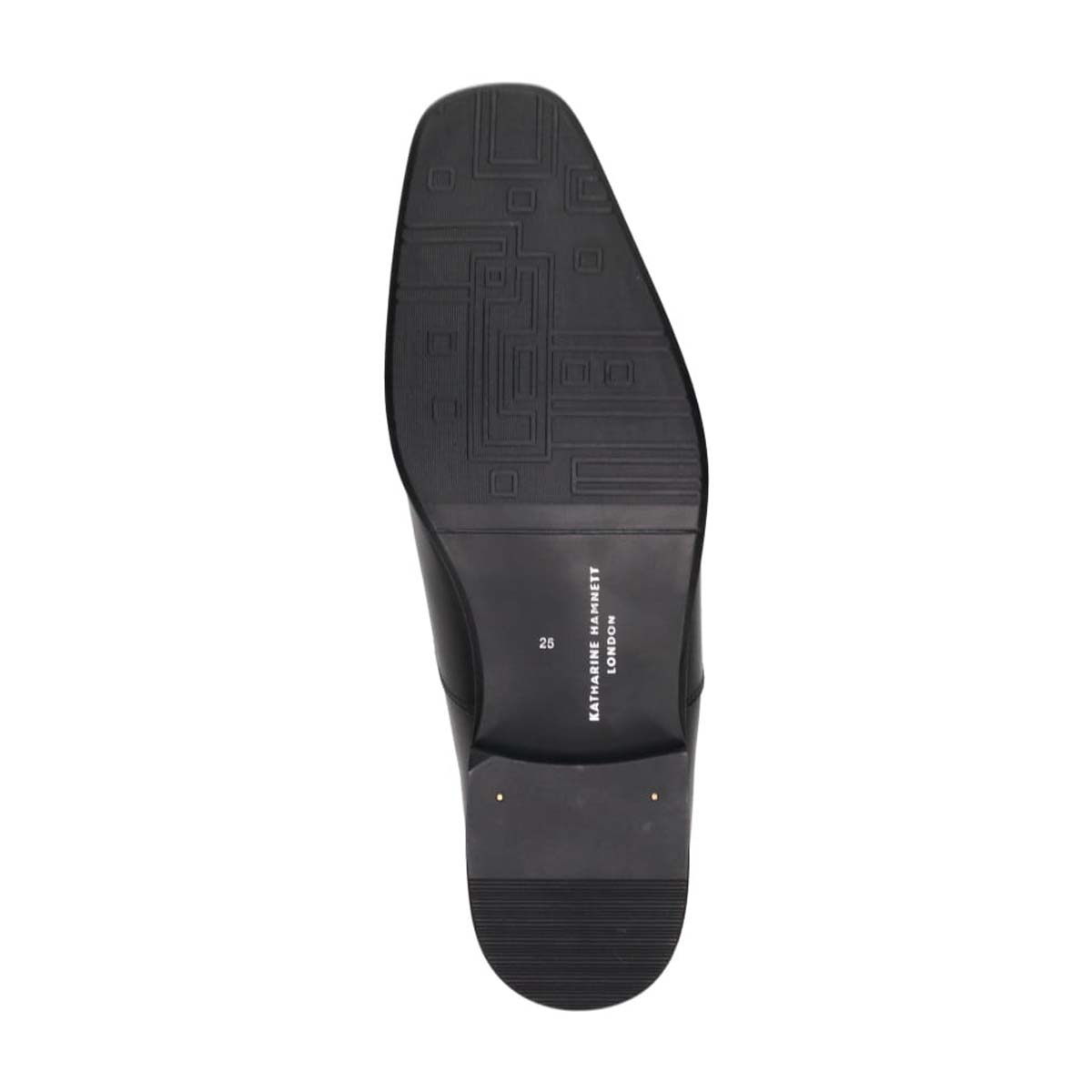 KATHARINE HAMNETT LONDON　Uチップスリッポンドレスシューズ　03866 BLACK 25.0